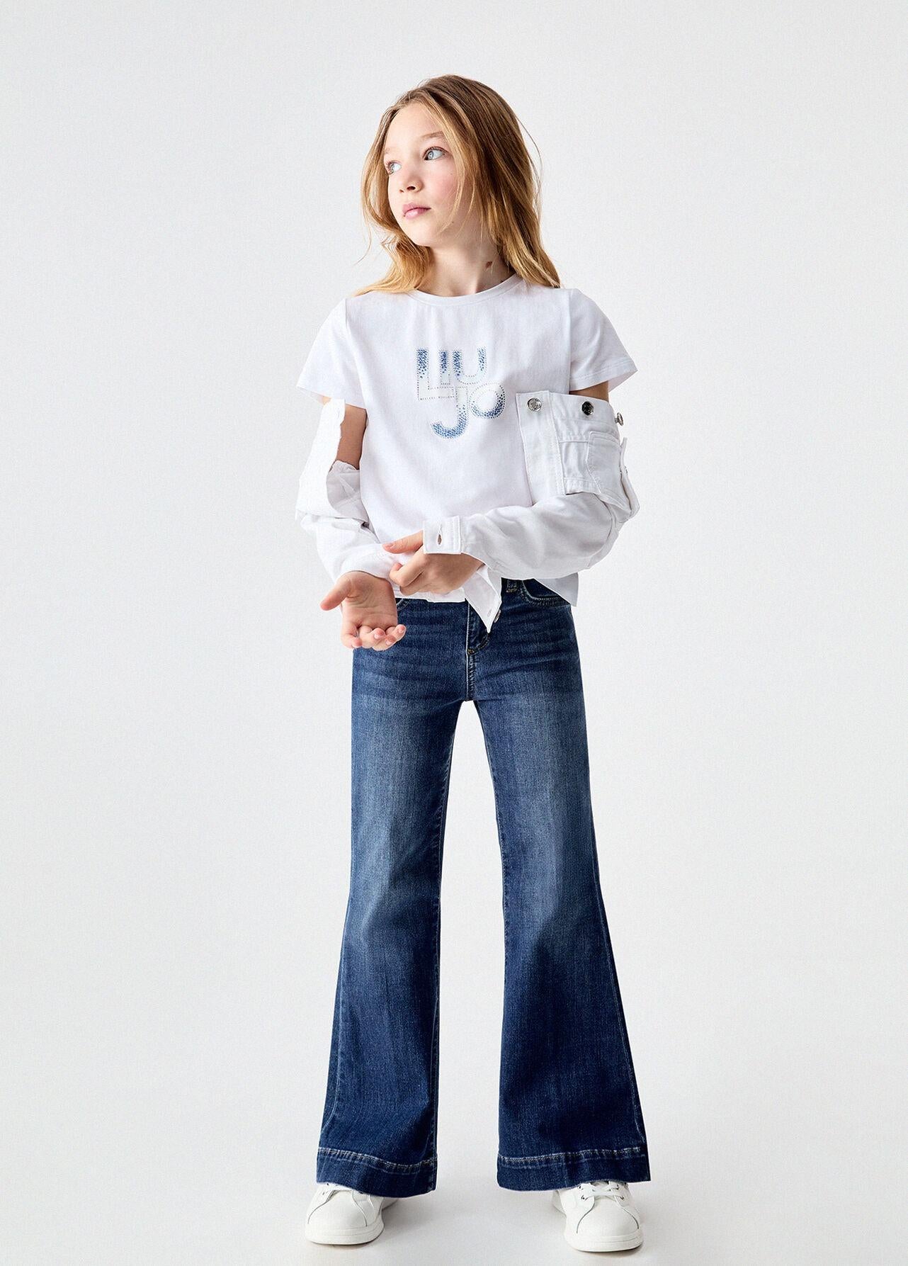 LIU-JO Jeans bootcut a vita alta GA6069D4800 79008 LIU-JO 