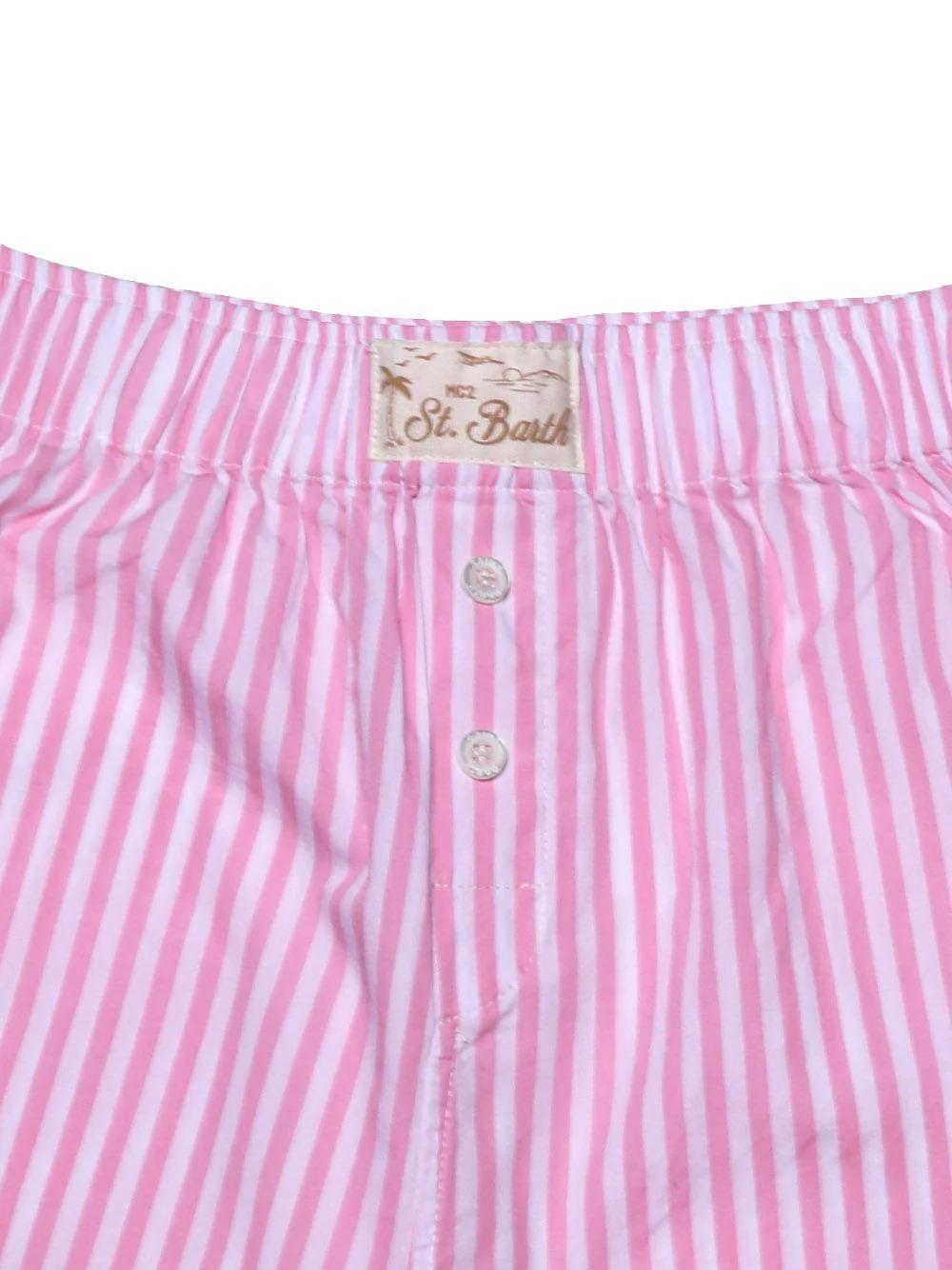 MC2 SAINT BARTH<BR/>Shorts a righe con bottoni BXY002 00723L MC2 SAINT BARTH 