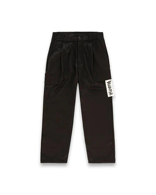 Pantalone cargo in gabardine disclaimer nero 25IDS55223 NERO DISCLAIMER 