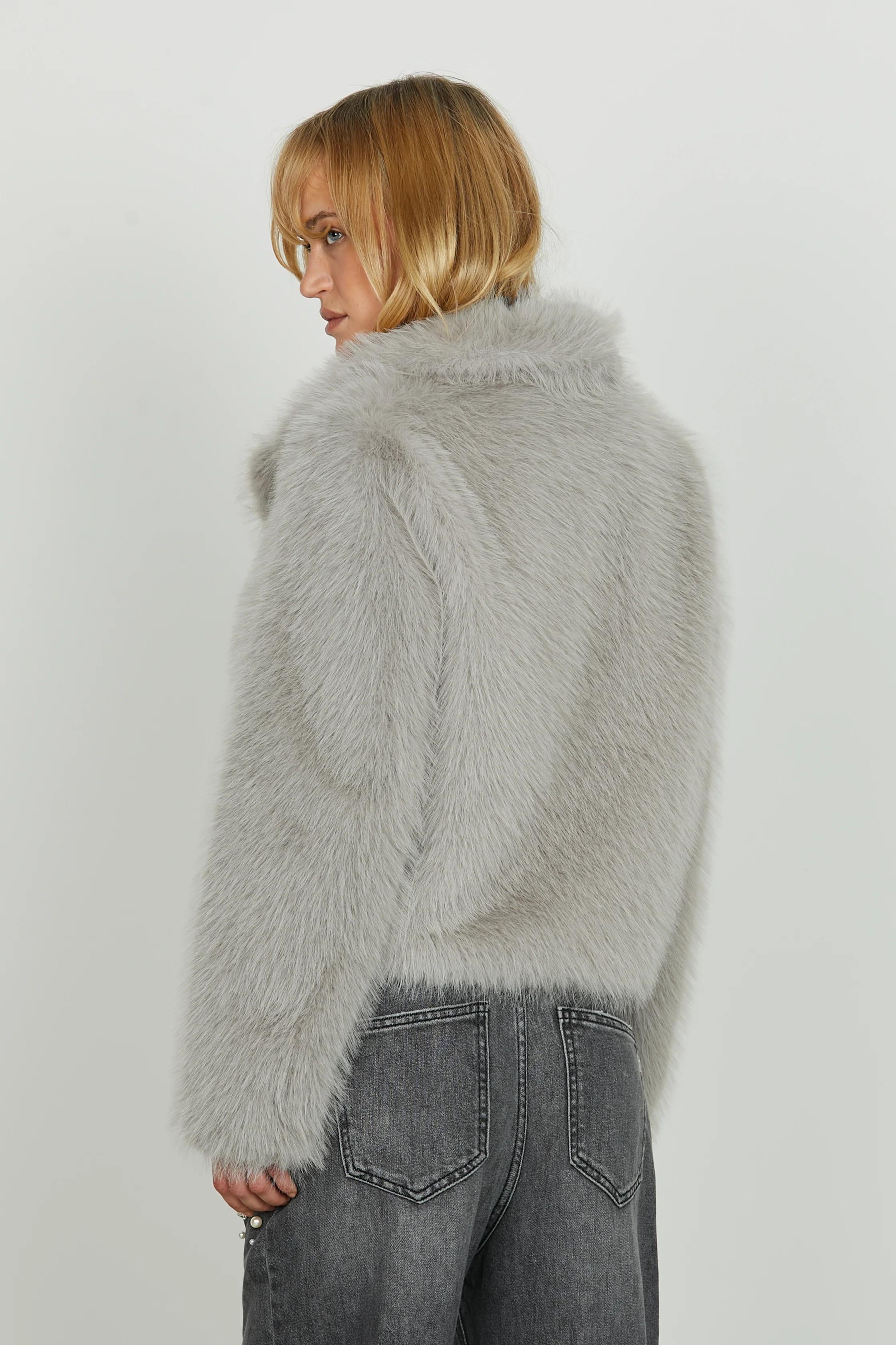 Relish Ecopelliccia JENGY manica lunga con revers più tasche Paloma RDA2505009035 PALOMA RELISH 