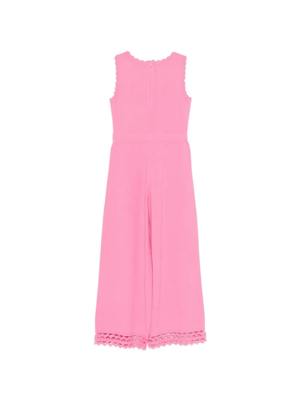 TWINSET Tuta in maglia traforata con motivo a zig-zag 261GJ3Q41 07207 TWINSET 