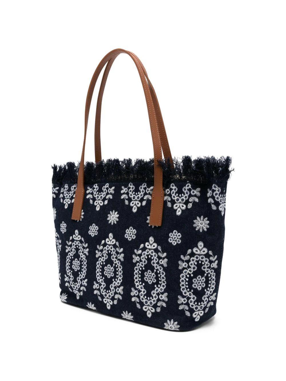 MC2 SAINT BARTH<BR/>Borsa sopping City Bag Mid Fringe CBF000101773L CBF0001 01773L MC2 SAINT BARTH 