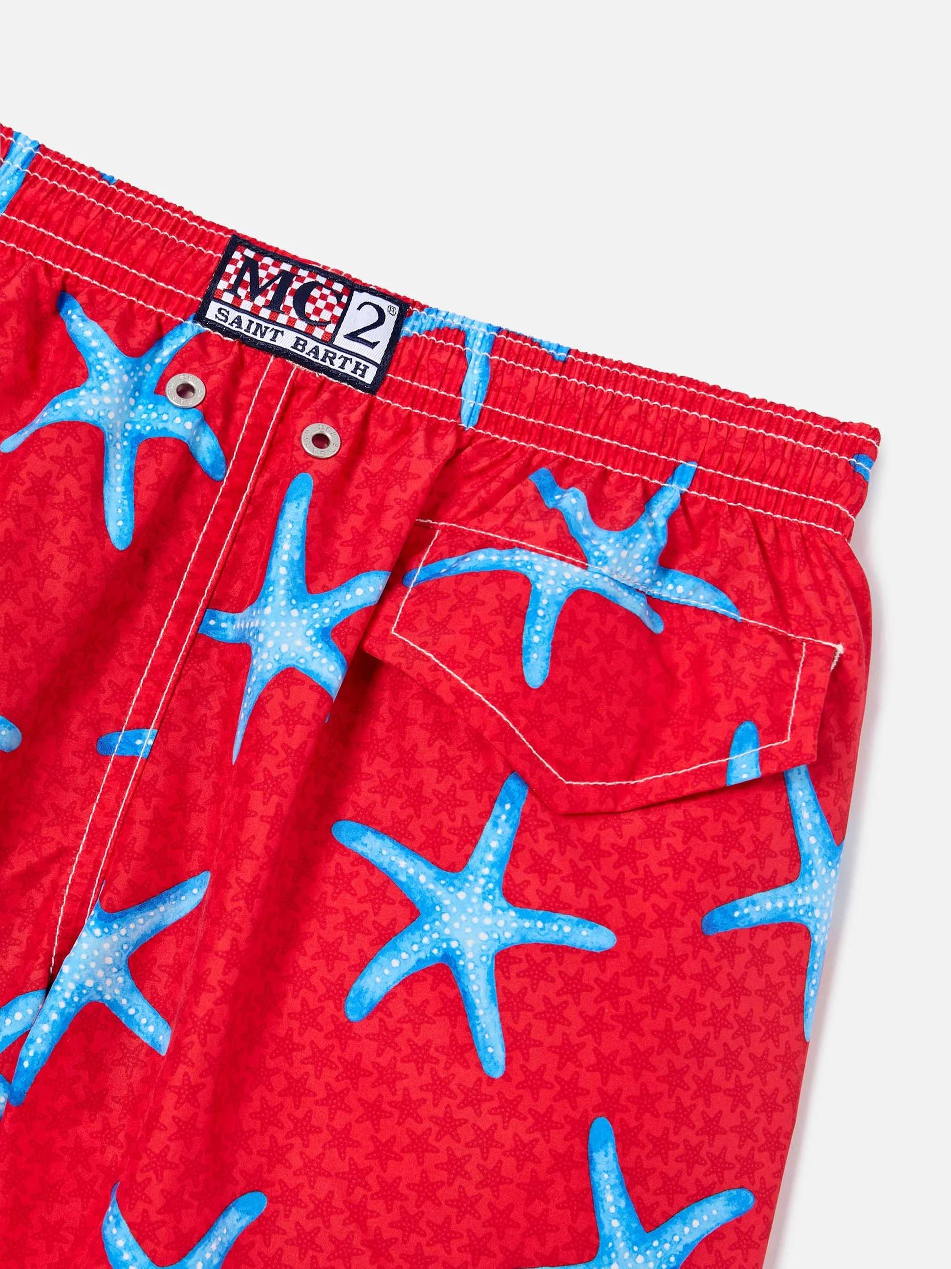 Costume Jean Lighting con stampa Stelle marine all-over JEA0004 02047L MC2 SAINT BARTH 