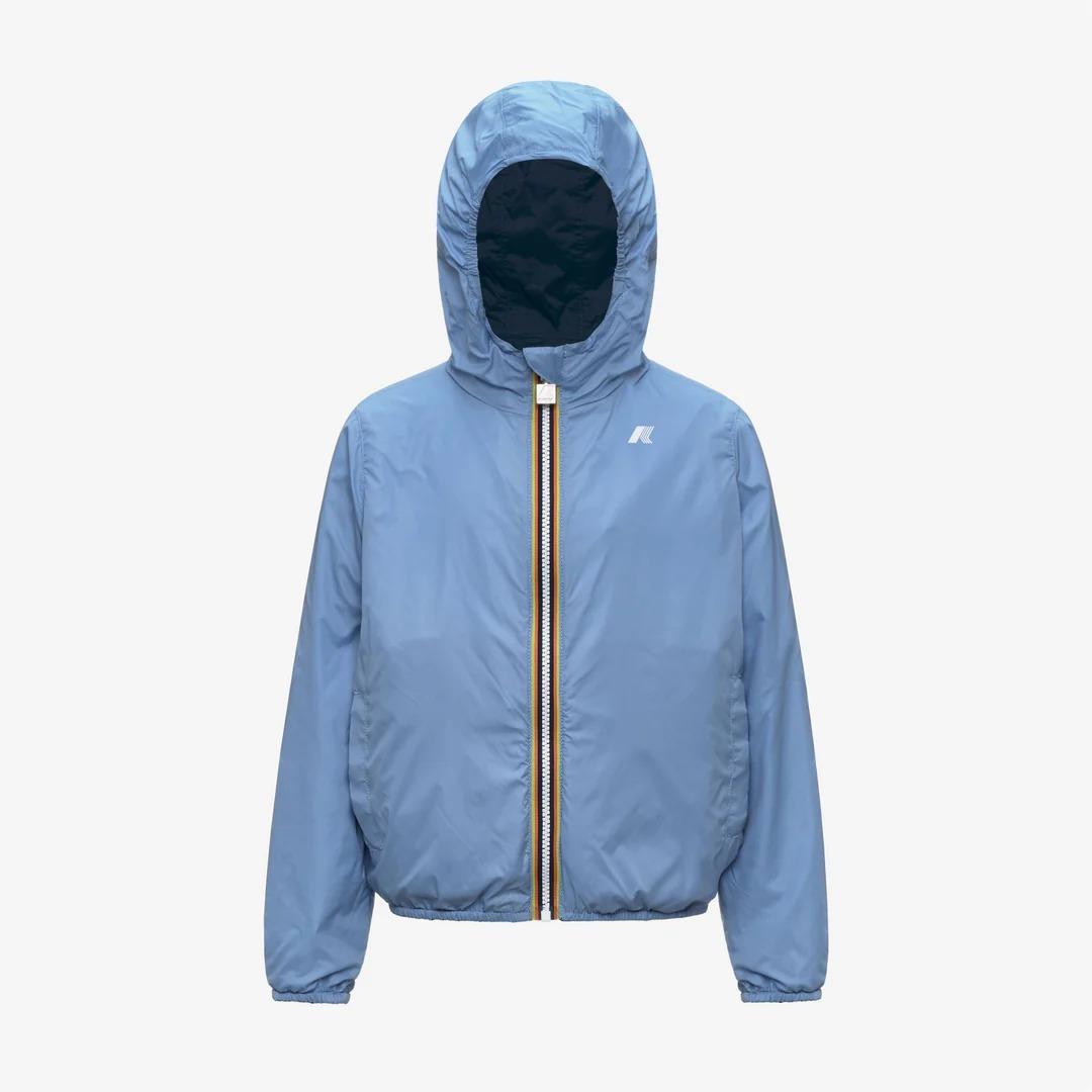 P. JAKE PLUS.2 REVERSIBLE<BR/>BLUE INSIGNIA-BLUE CIELO K61314W** C52 K-WAY 
