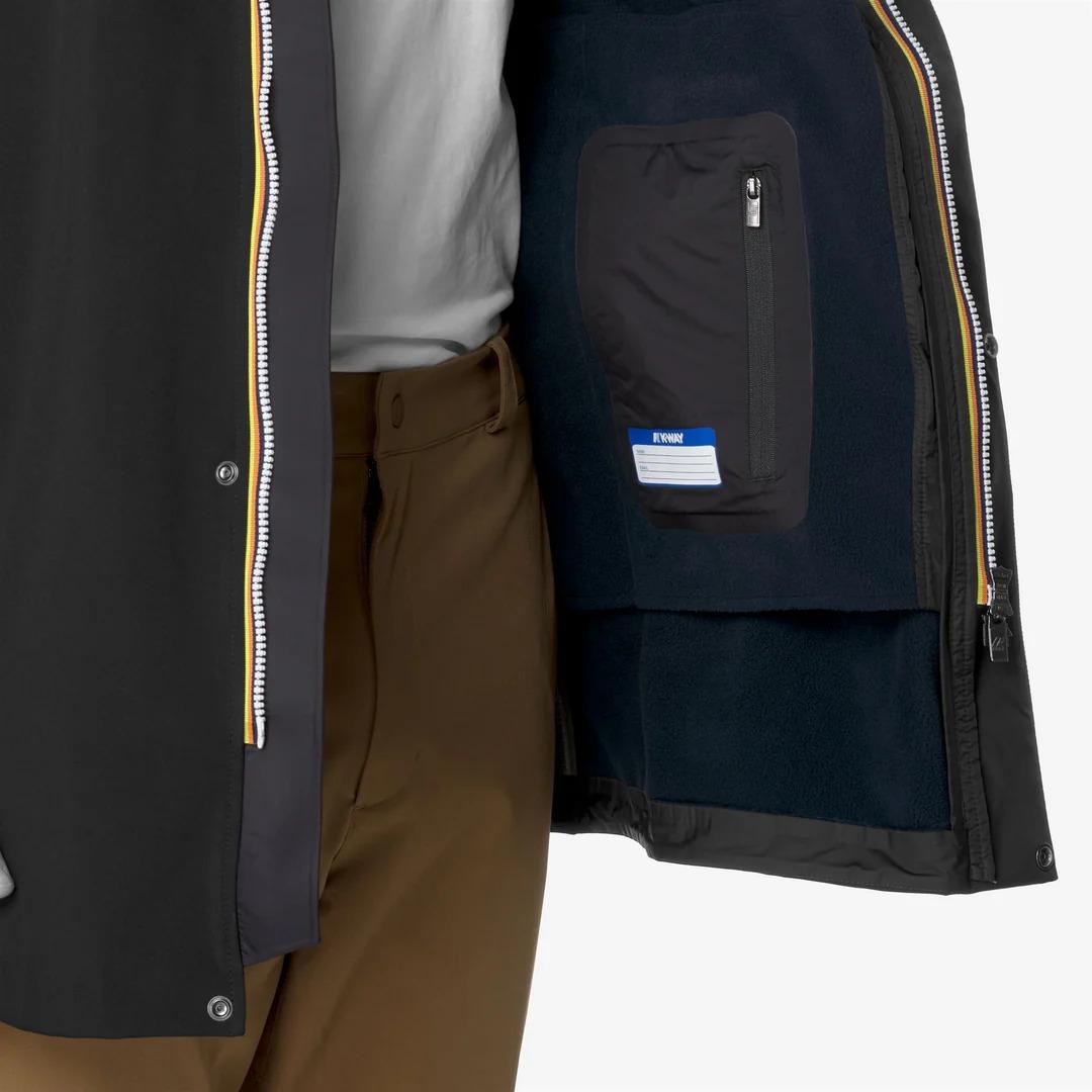 MARLYN BONDED<BR/>BLACK-BLUE DEPTH K7126UW A3C K-WAY 