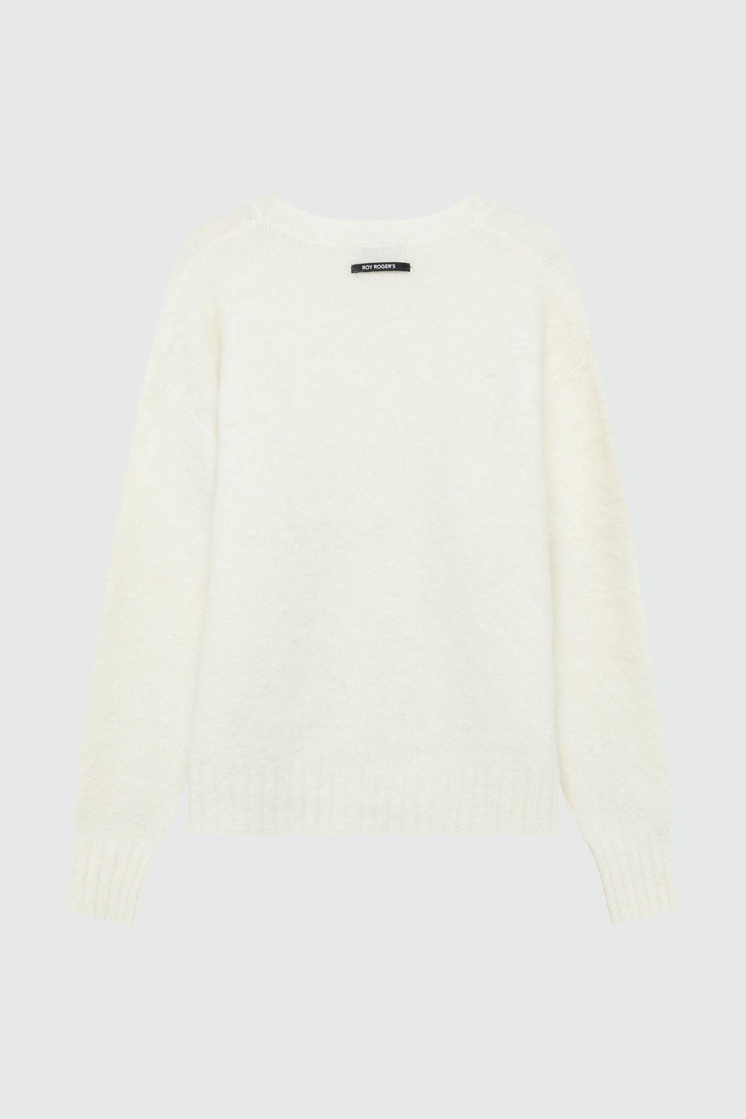 PULLOVER IN ALPACA BIANCO RND559CNXXXX C0069 ROY ROGER'S 