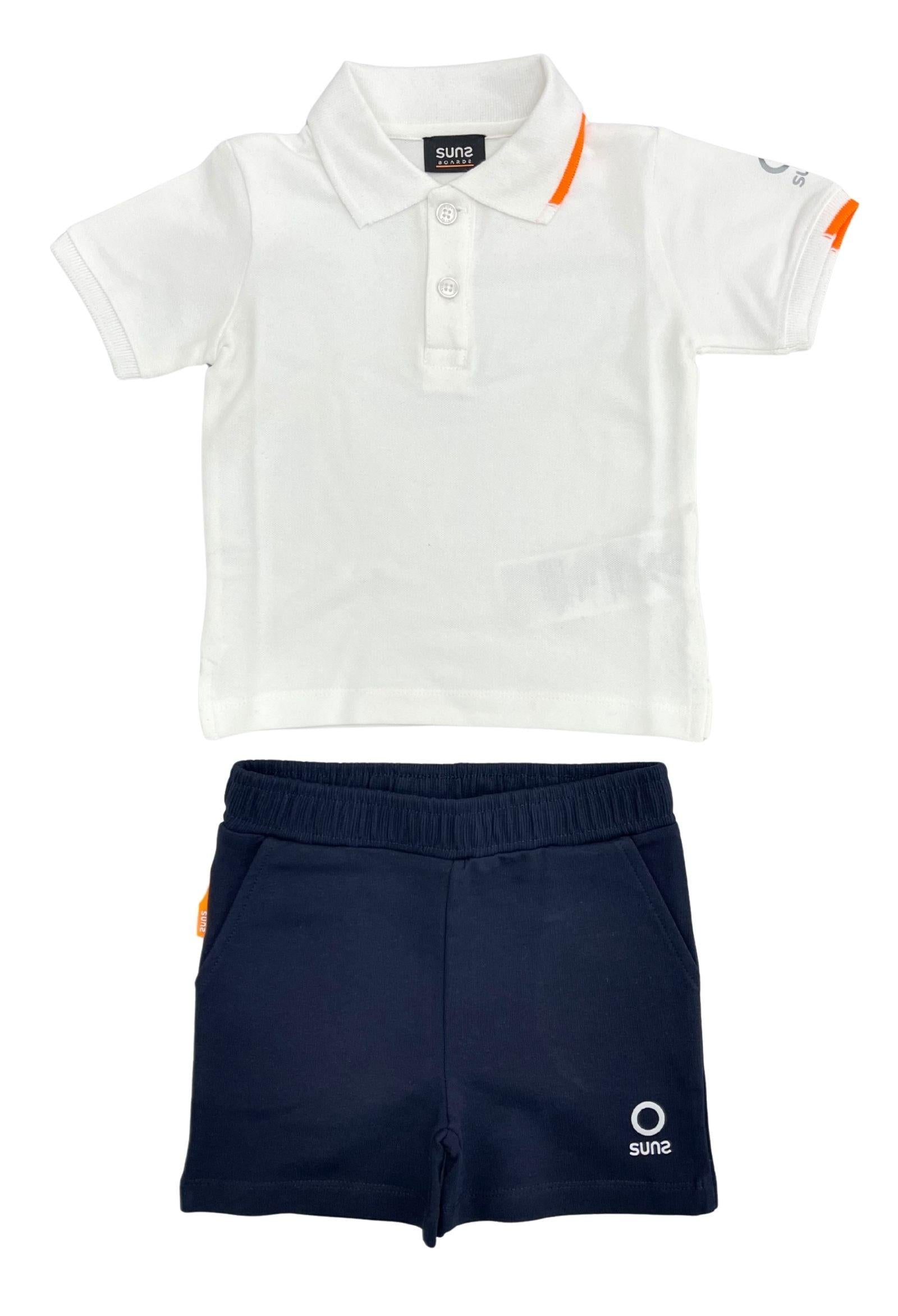 Suns completo polot e short COMS6107UB WHITE/DARK BLUE COMS6107UB WHITE/DARK BLUE SUNS 