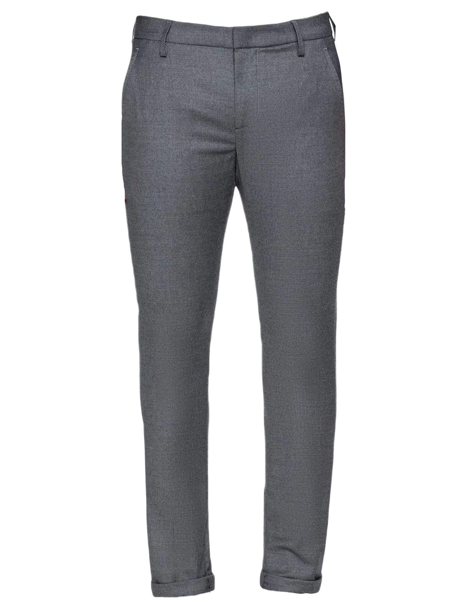 Dondup Pantalone Gaubert in misto lana grigio UP235-OS0120U-002O 920 DONDUP 