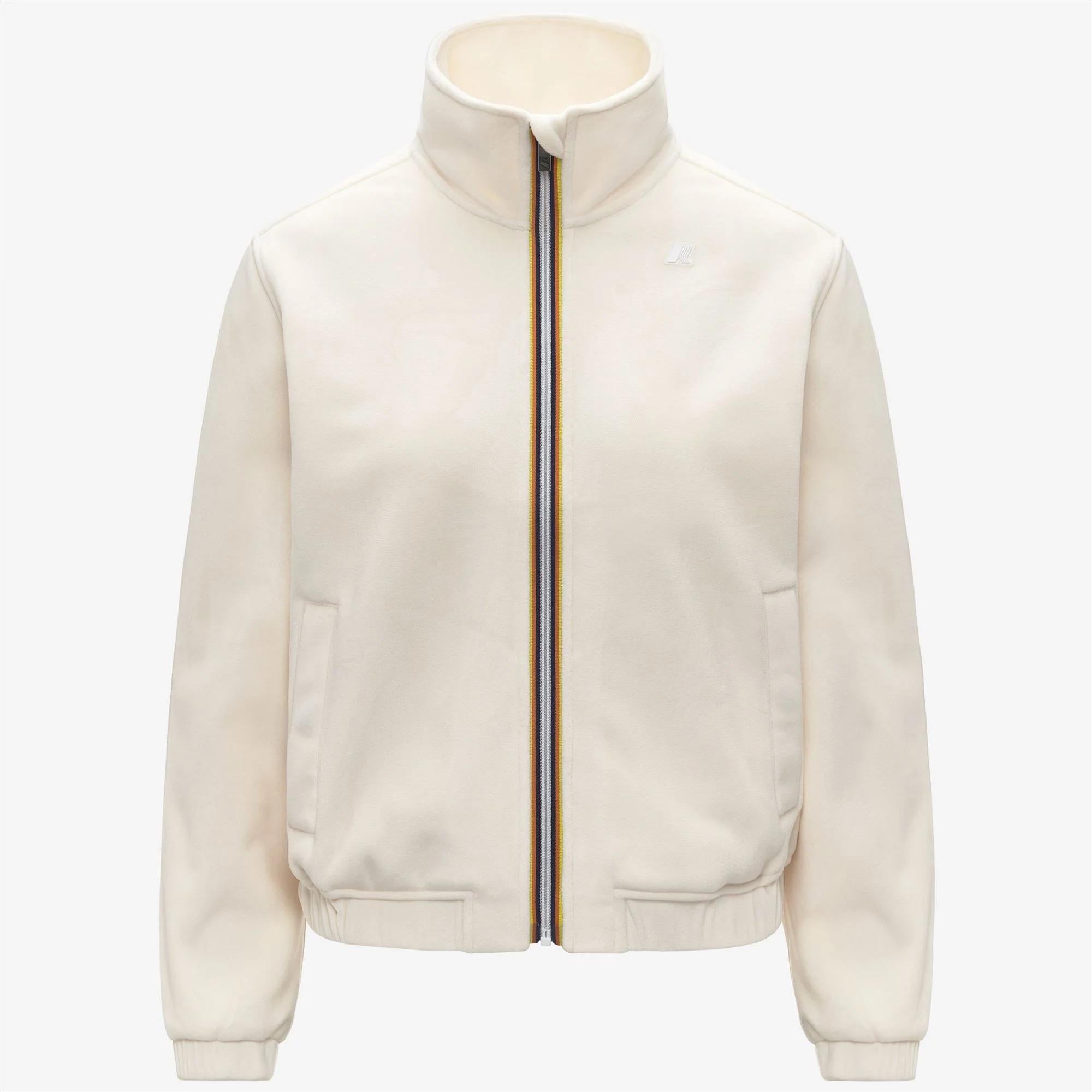 VIVIETTE VELOUR POLAR<BR/>WHITE G-WHITE G K3132KW AV9 K-WAY 