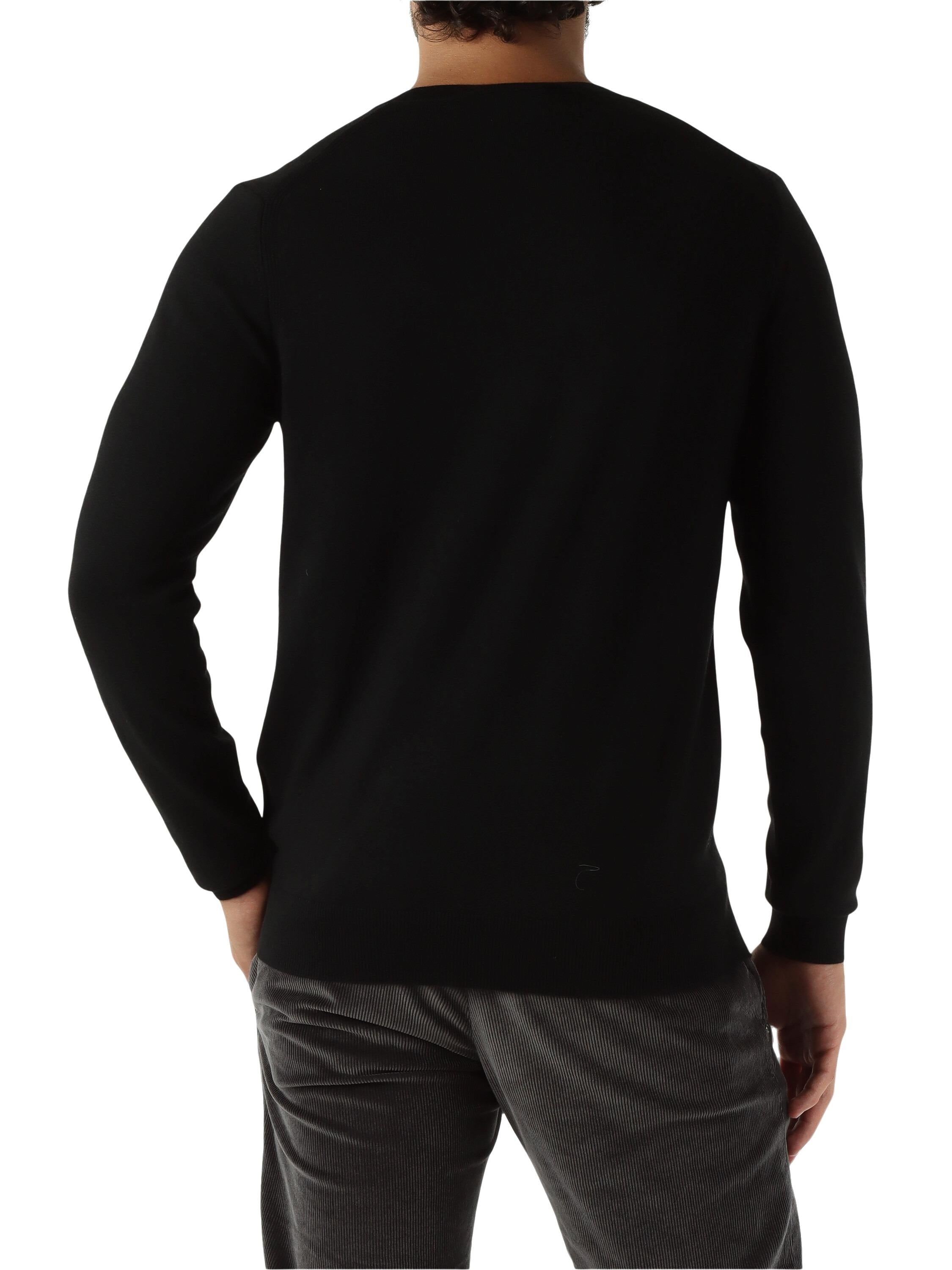 DIKTAT Maglia girocollo in misto viscosa e cashmere fin.12 nero DK97001 NERO DIKTAT 