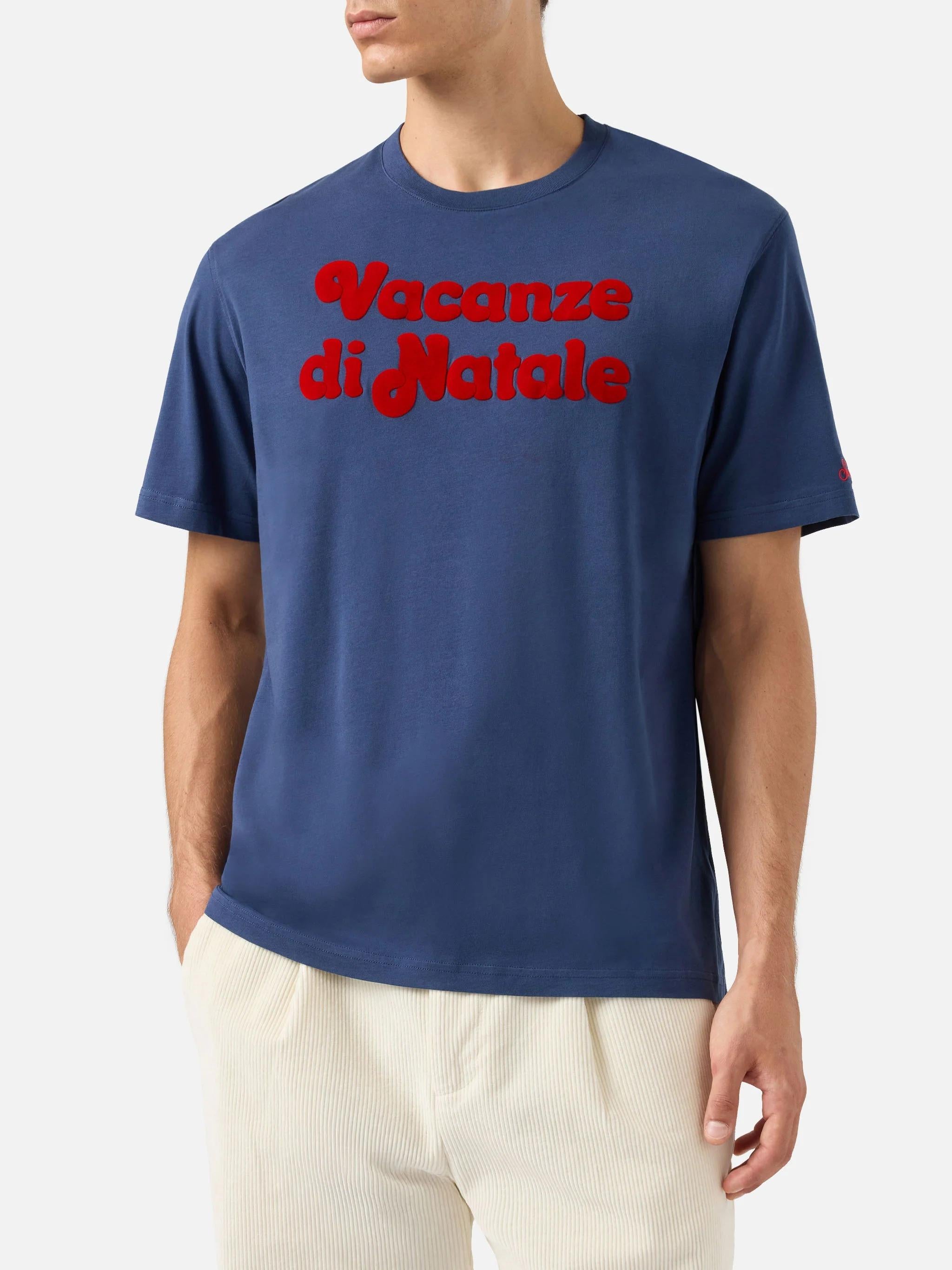 T-shirt Arnott Warm in cotone invernale con stampa flock locandina film | VACANZE DI NATALE SPECIAL EDITION ARN0004 03033I MC2 SAINT BARTH 