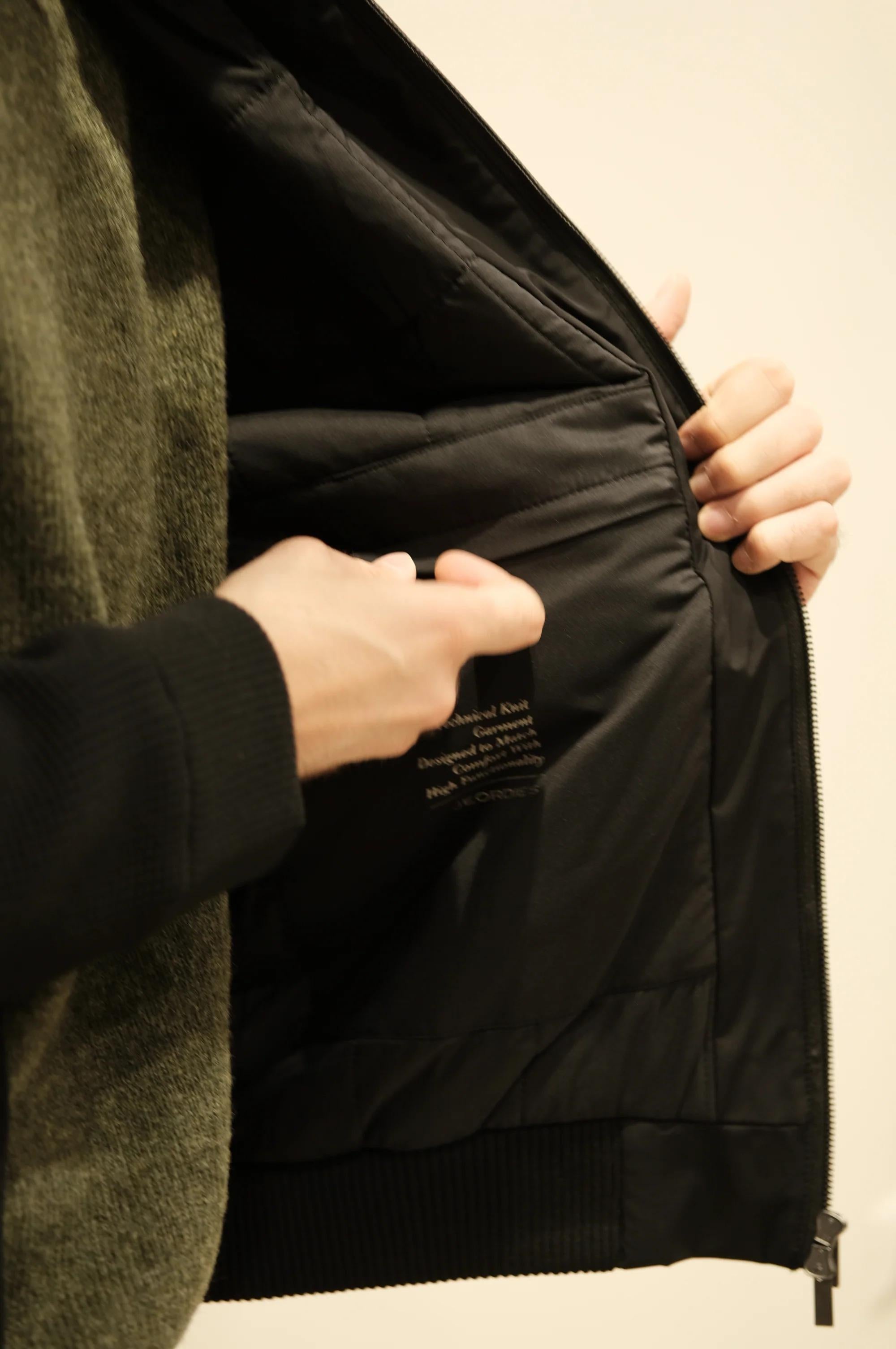 Jeordie's<BR/>Jeordie's Bomber Maglia/Nylon Nero 00002-70758 999 JEORDIE'S 
