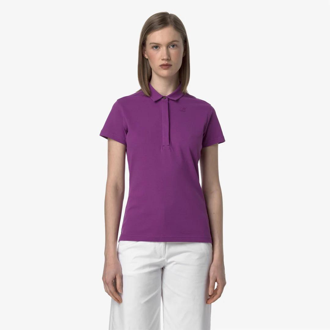 AMEDEA PIQUE SLIM<BR/>VIOLET K1127GW 521 K-WAY 