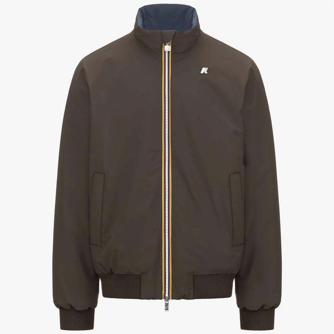 ARSENE ST WARM REVERSIBLE<BR/>BLACK OLIVE-BLUE AIRFORCE K8136SW B2V K-WAY 