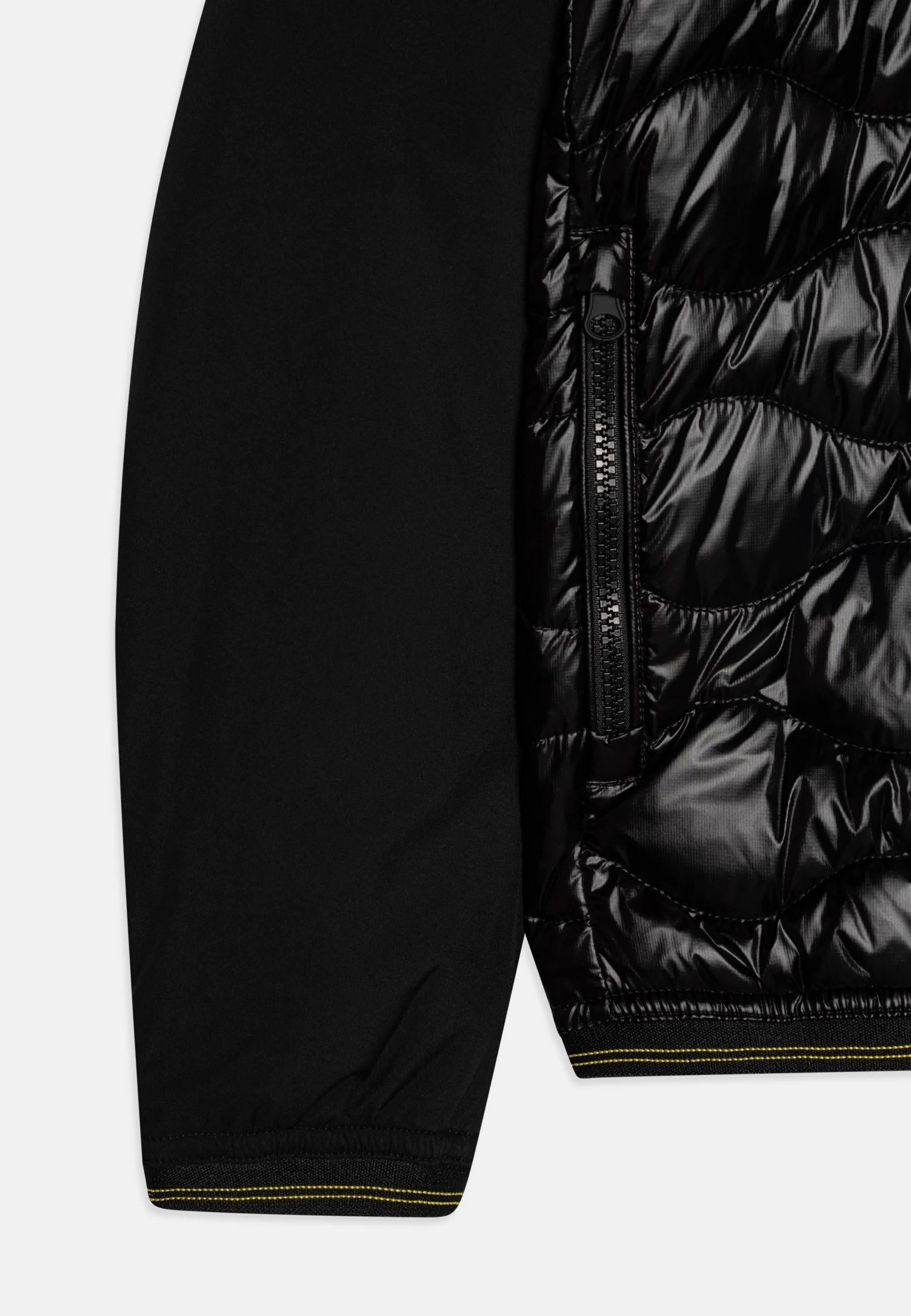 Blauer giubbotto junior butland in nylon nero con maniche in tessuto NERO 25WBLK08440-006355 999 BLAUER 