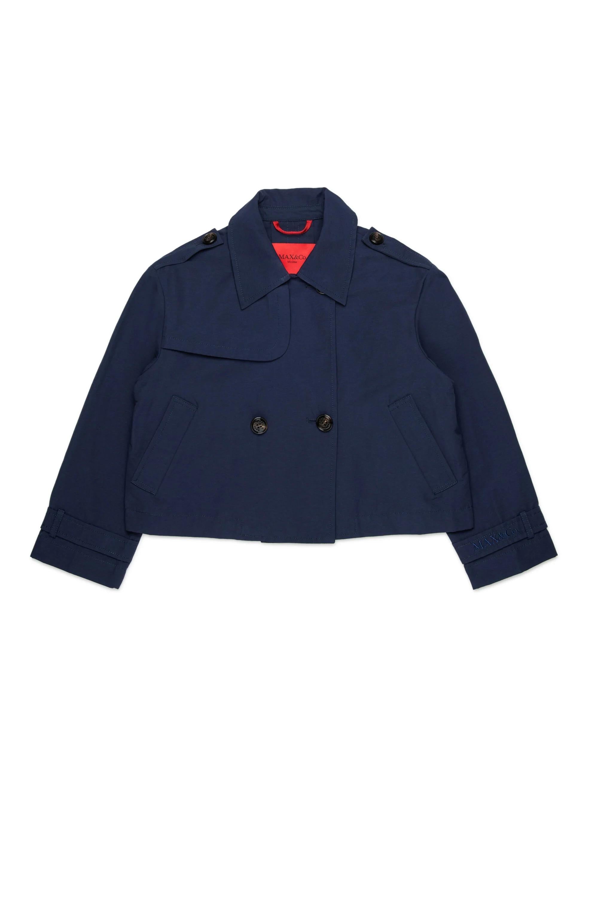 MAX&Co.<BR/>Giacca doppiopetto con logo blu MX0281-MX003 MX851 MAX&CO KID 
