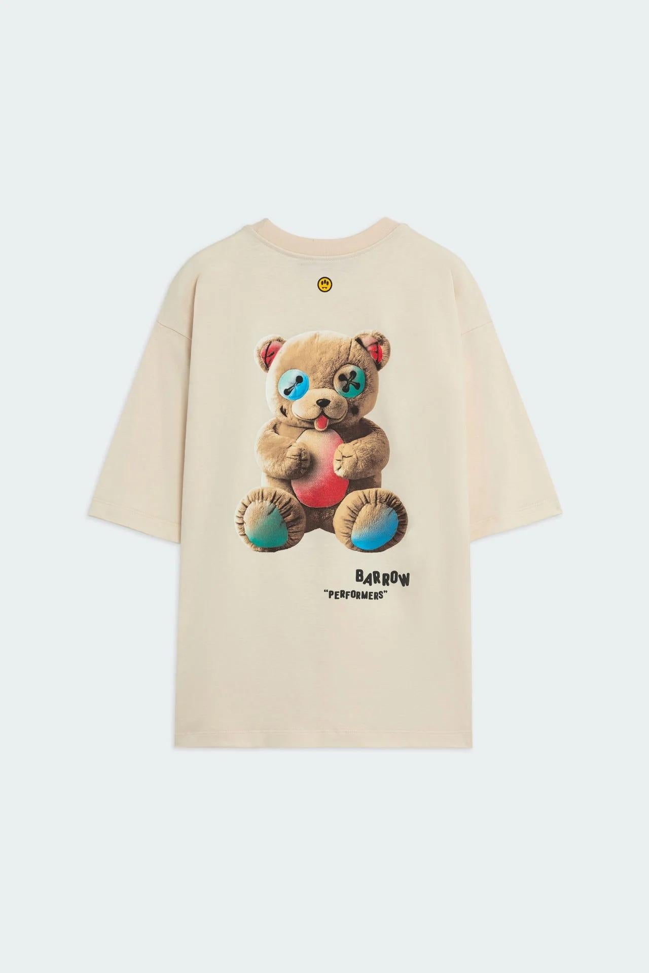 Barrow Jersey T-Shirt unisex crema F5BWUATH049 013 BARROW 
