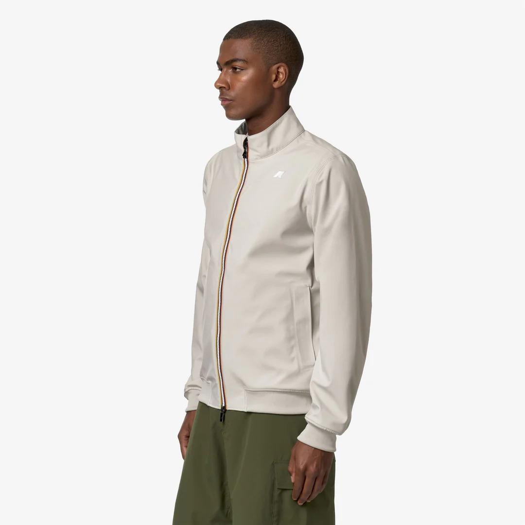 ARSENE BONDED JERSEY<BR/>BEIGE LT K5123HW 634 K-WAY 