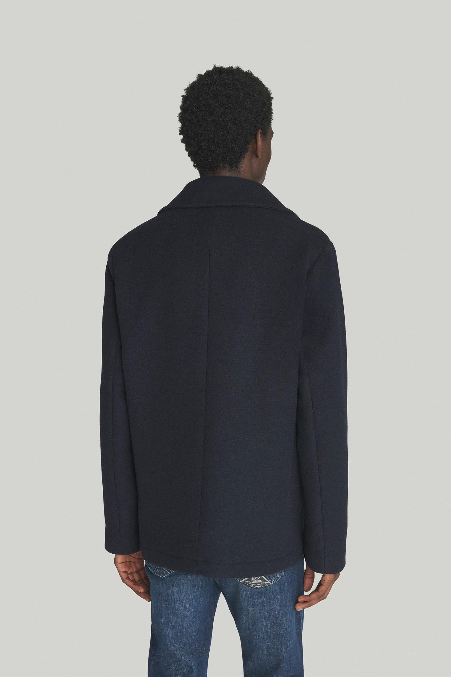 CABAN IN LANA MELTON ROY ROGER'S BLUE NAVY RRU90280T706XXXX C0048 ROY ROGER'S 