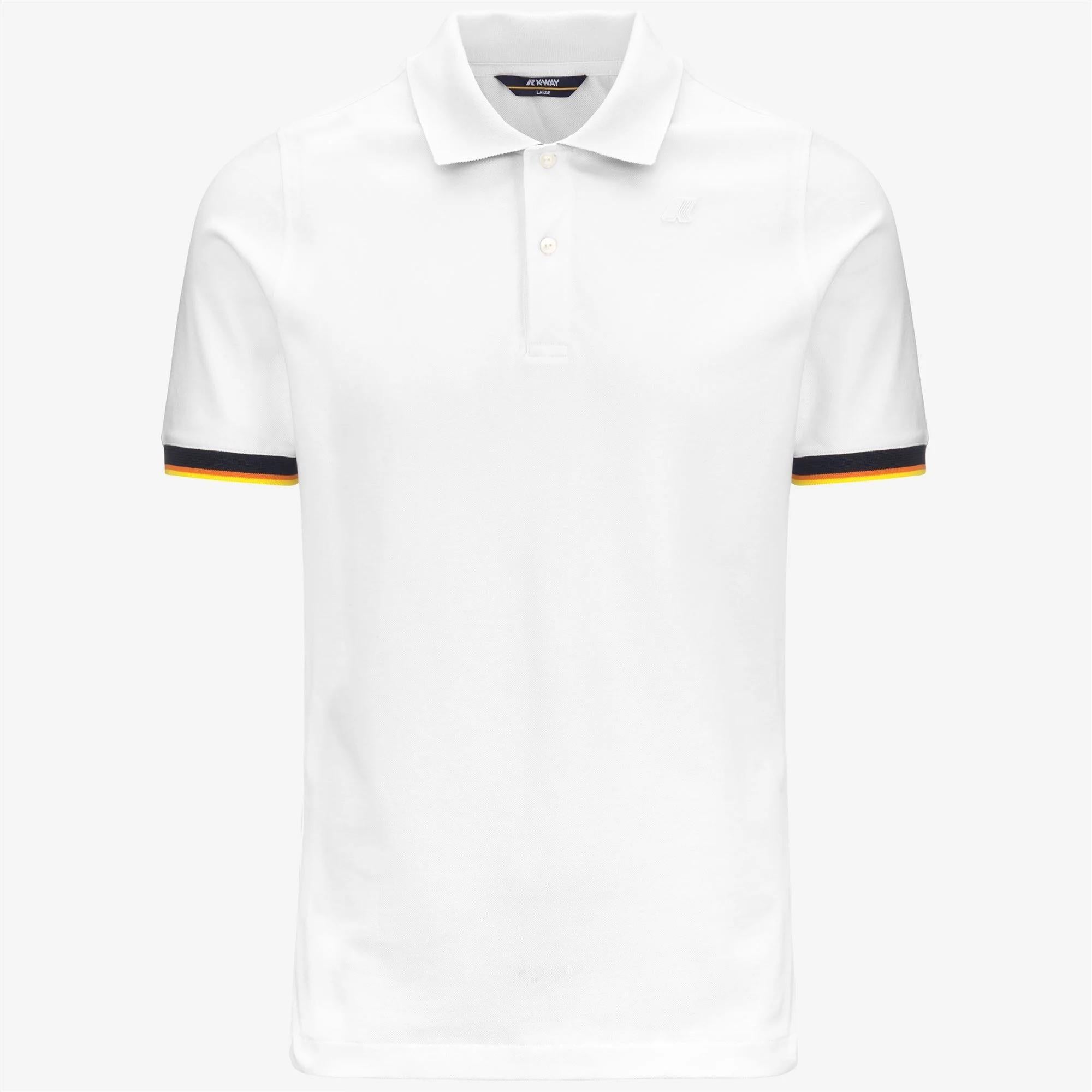 VINCENT PIQUE SLIM<BR/>WHITE K1125BW 001 K-WAY 