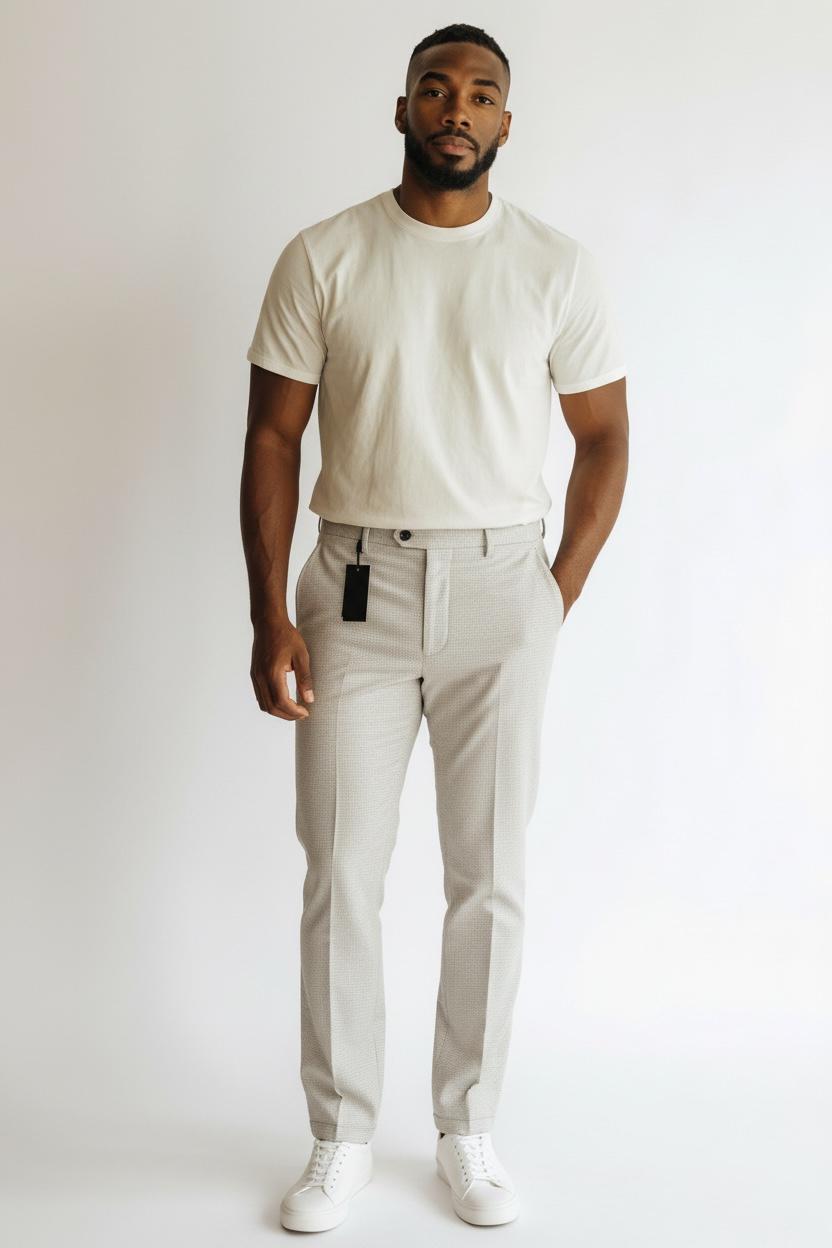 Michael Coal pantalone tk america mc-brad plus/2123 capri argilla MCBRAPLS2123F25C 880 MICHAEL COAL 