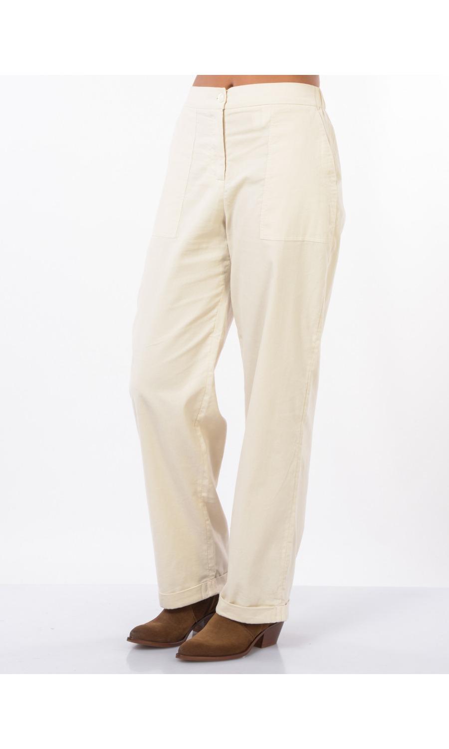 PANTALONE LAIS IN BULL BEIGE RND041P4030112 C0005 ROY ROGER'S 