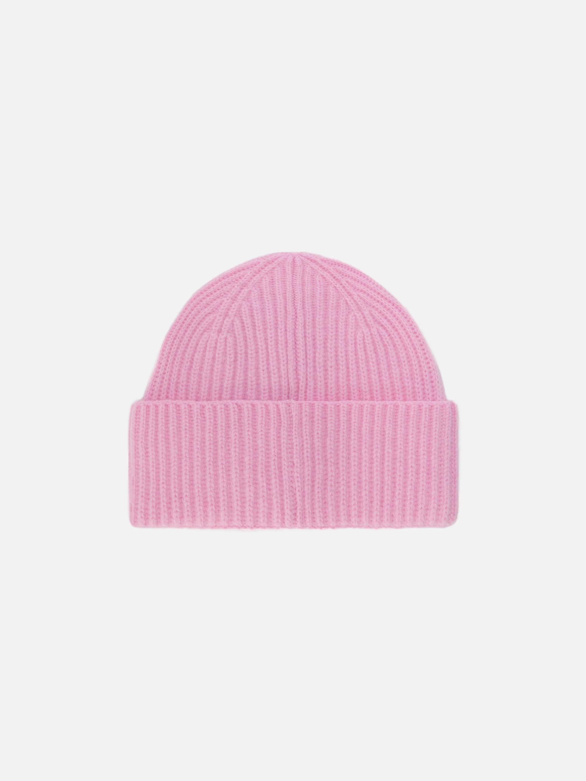 Berretto Moss in maglia rosa a coste con ricamo St. Barth MOS0004 00359I MC2 SAINT BARTH 