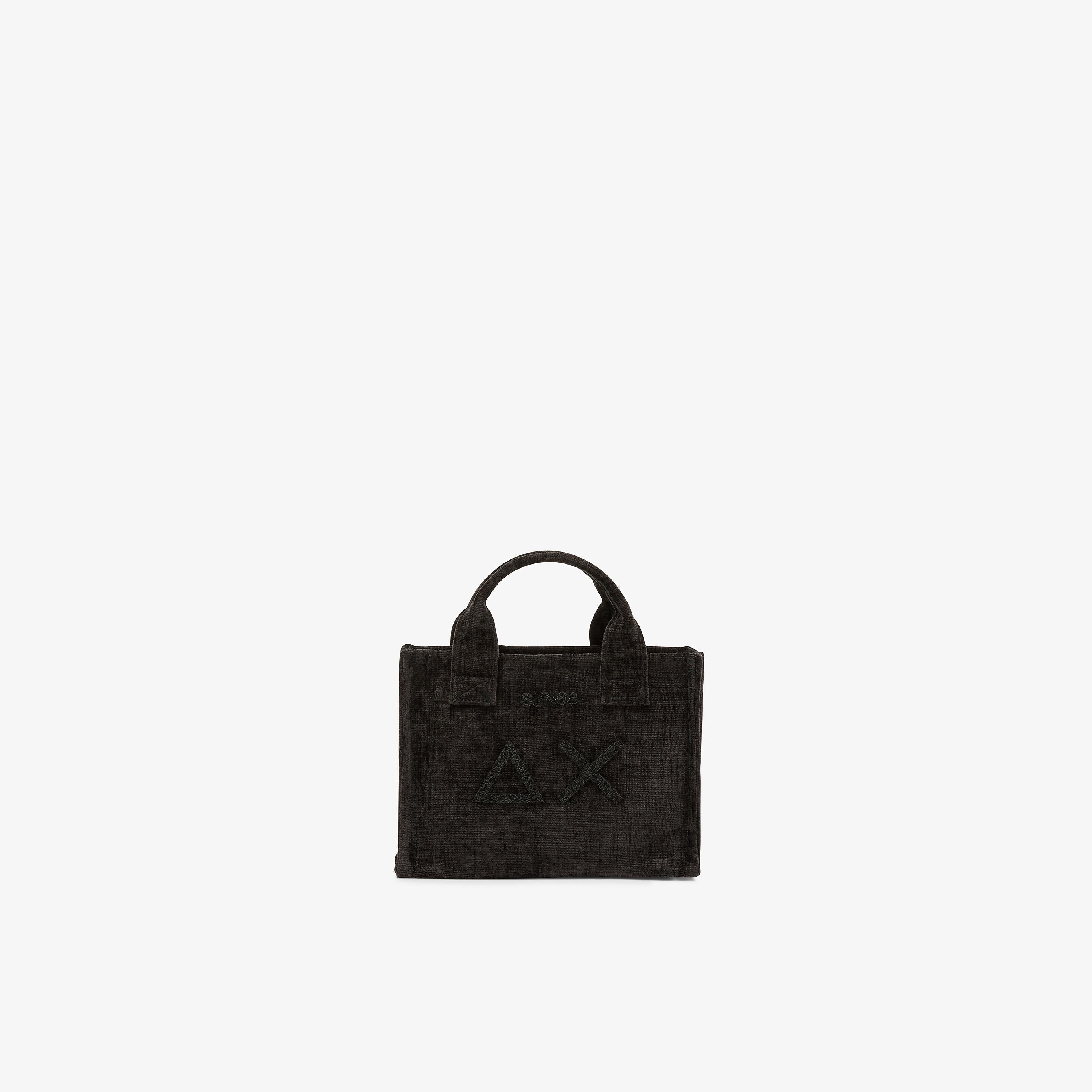 Mini shopping bag Cali in velluto nero X45202 11 SUN 68 