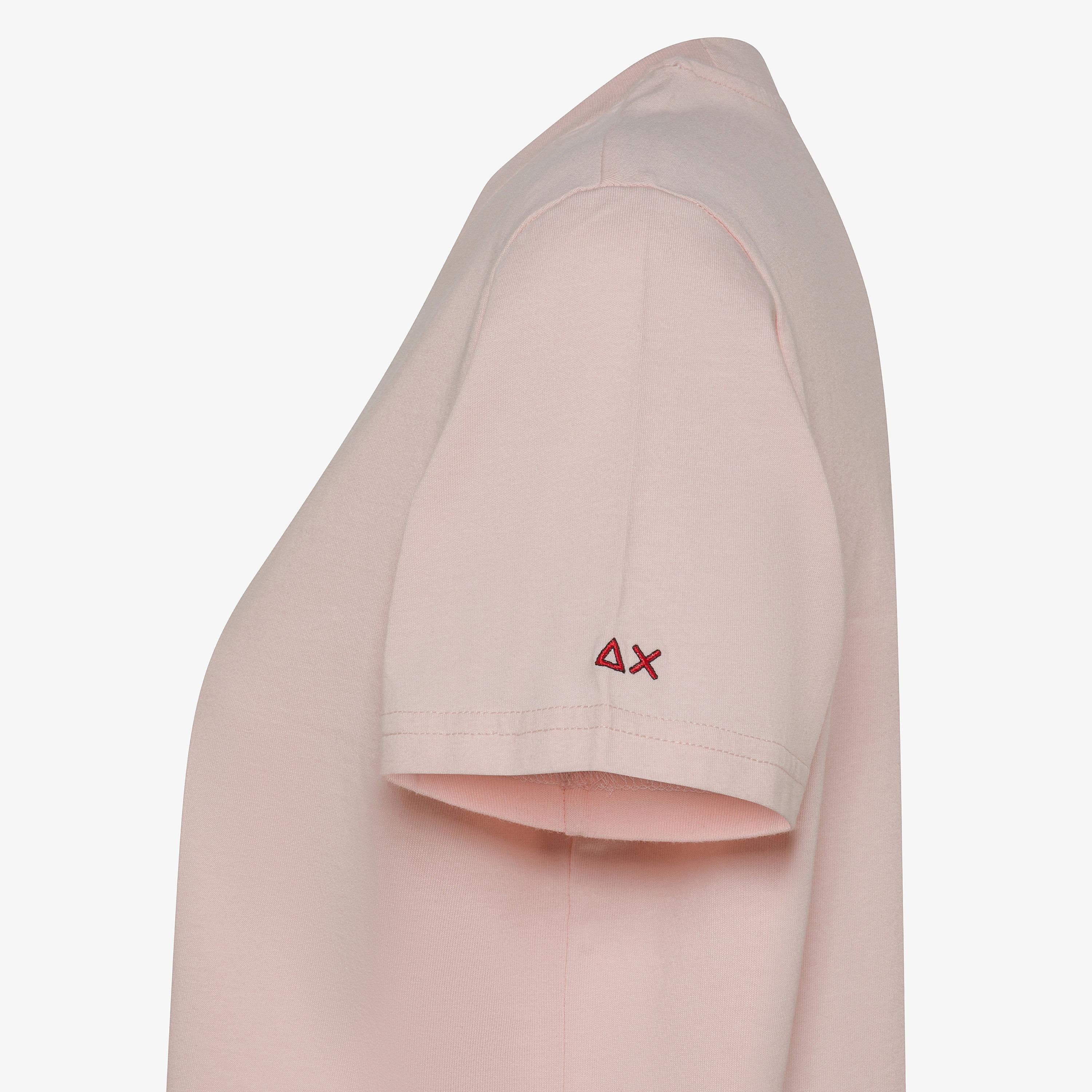 T-shirt over Peanuts in cotone rosa T45221 04 SUN 68 