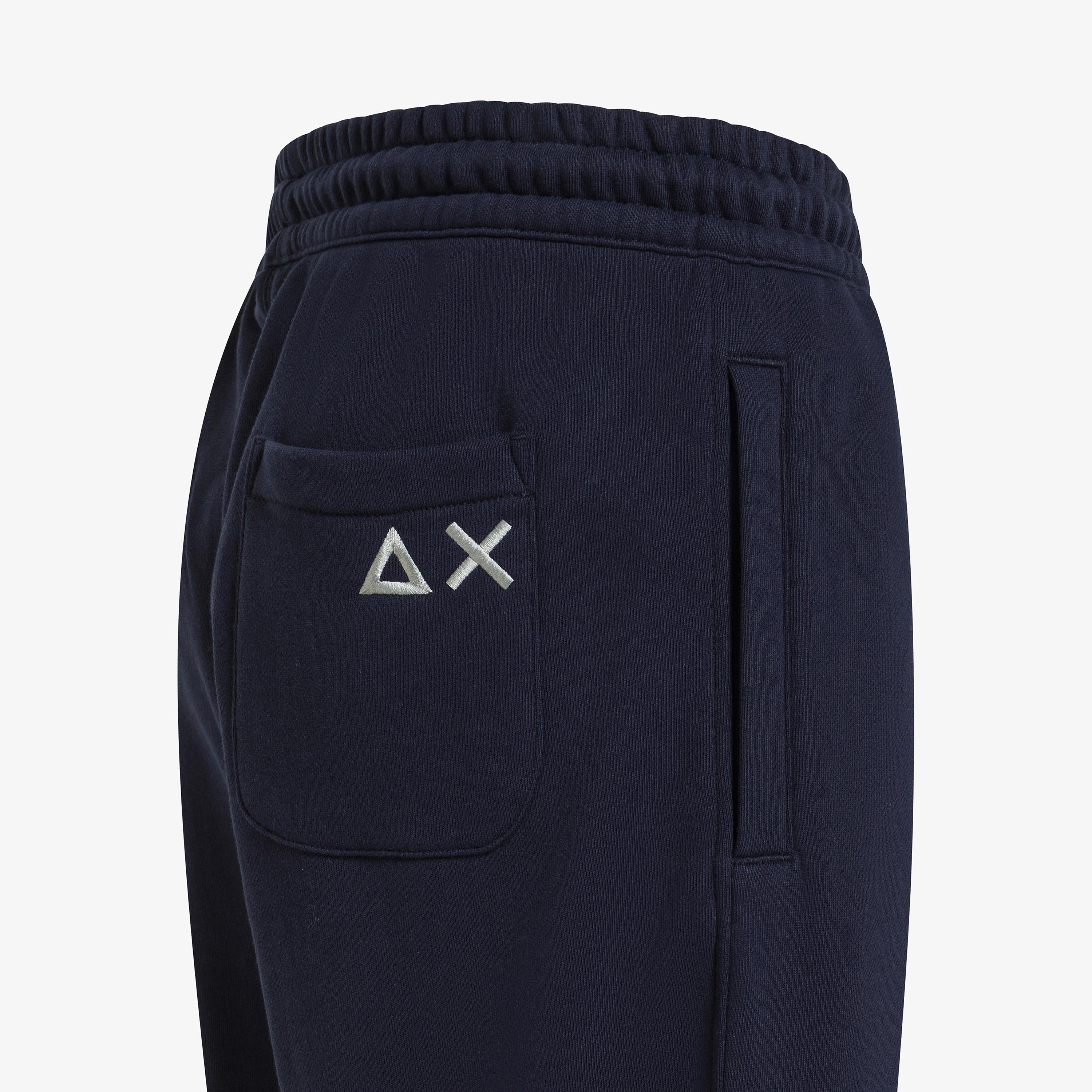 SUN68 Pantaloni in felpa di misto cotone navy blue F45140 07 SUN 68 