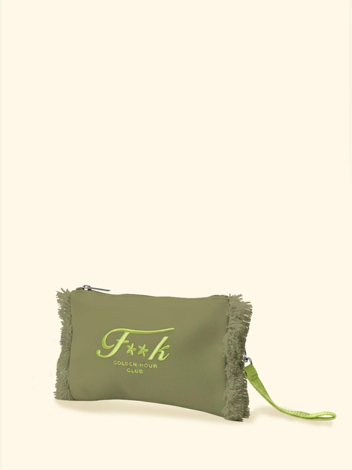 Mini Pochette Donna F**K Verde Militare SW0108-MG FA26-SW0108 MG F**K 