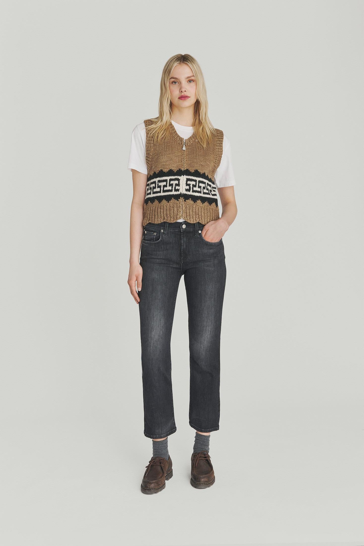JEANS ZANDRA HEM CAMARILLO DENIM BLACK RND104N1173046 DENIM BLACK ROY ROGER'S 