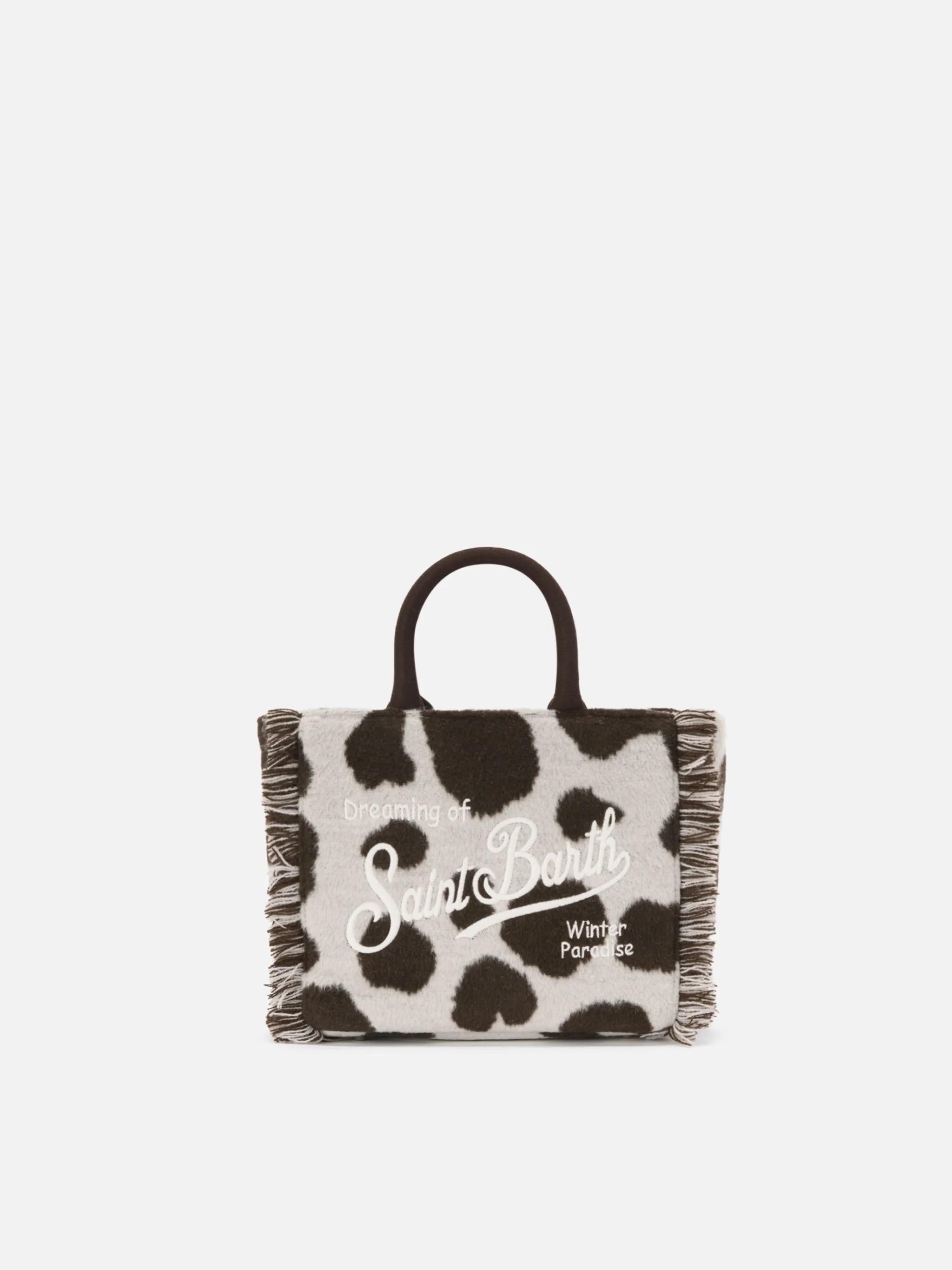 Borsa a mano Vanity Mini Felt in misto lana muccata VAMI024 01434I MC2 SAINT BARTH 