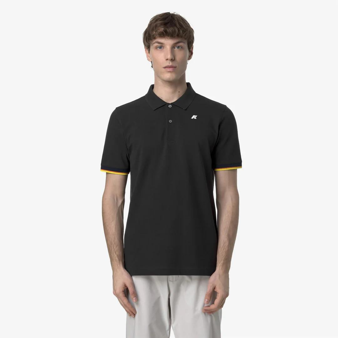 VINCENT PIQUE SLIM<BR/>BLACK PURE K1125BW USY K-WAY 