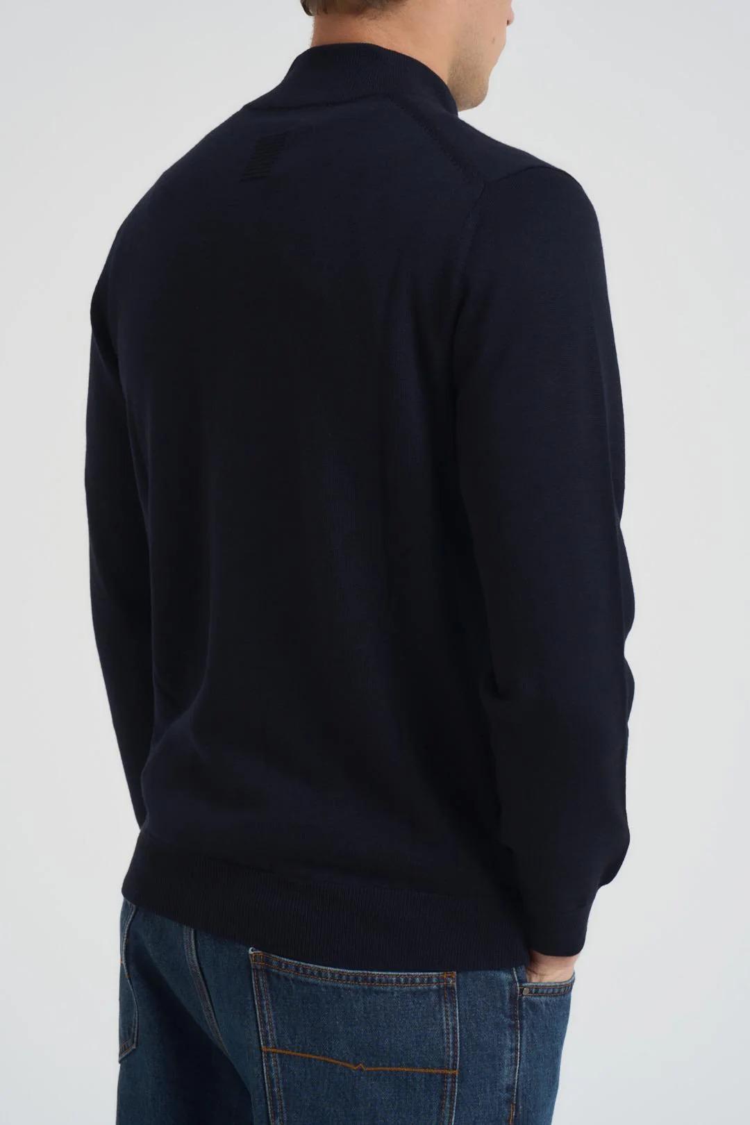 Diktat Maglia uomo con zip blu notte DK97008 BLU NOTTE DIKTAT 