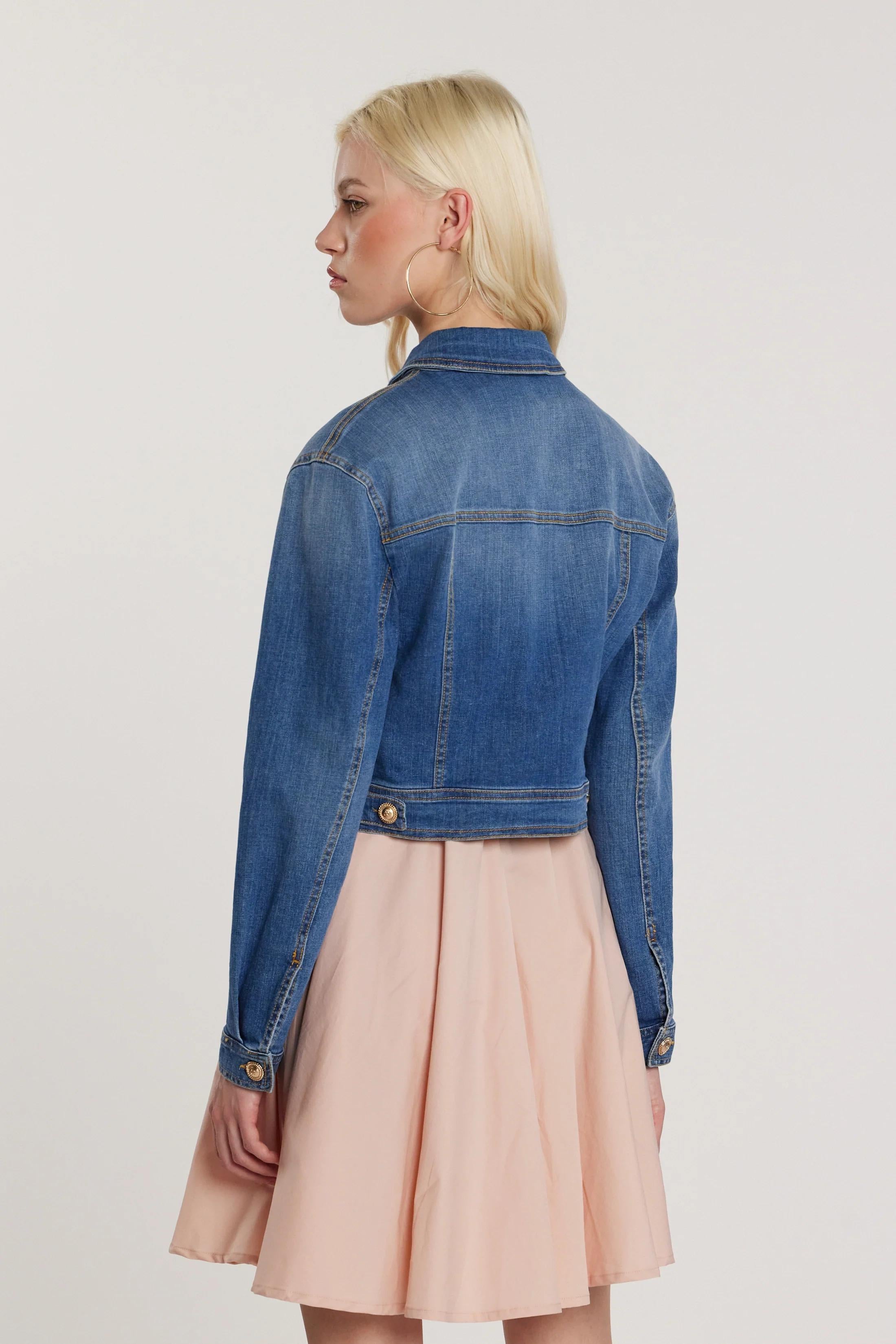 RELISH Giubbino DENNISE maniche lunghe con tasche più patte denim RDP2605016018 1799 RELISH 