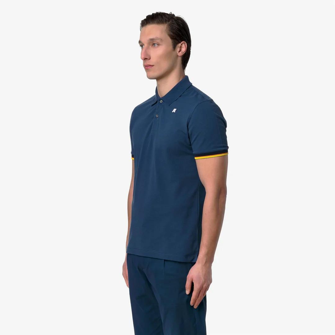 VINCENT PIQUE SLIM<BR/>BLUE INSIGNIA K1125BW B67 K-WAY 