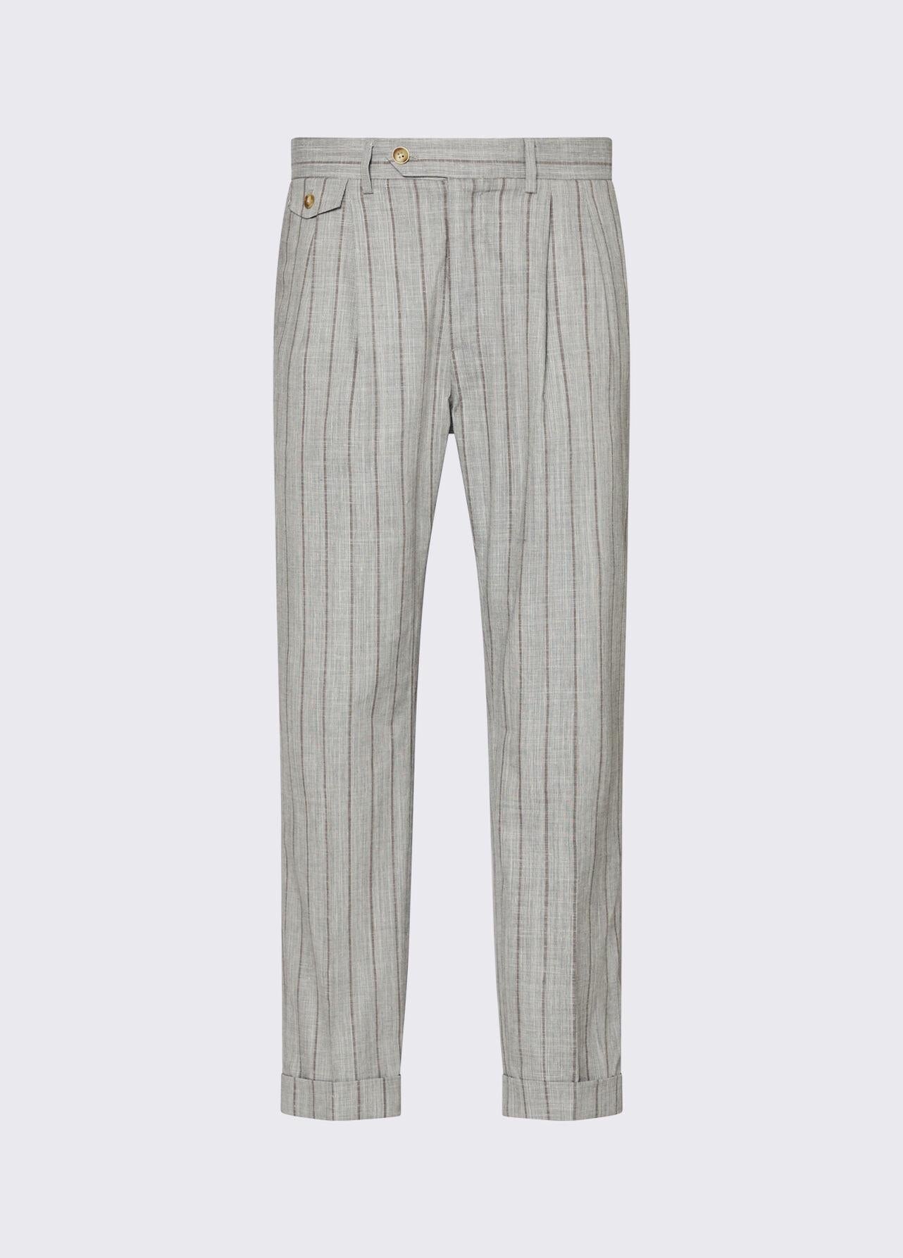 Liu-jo Pantaloni gessati con pence QA6206T575A C3982 LIU-JO 