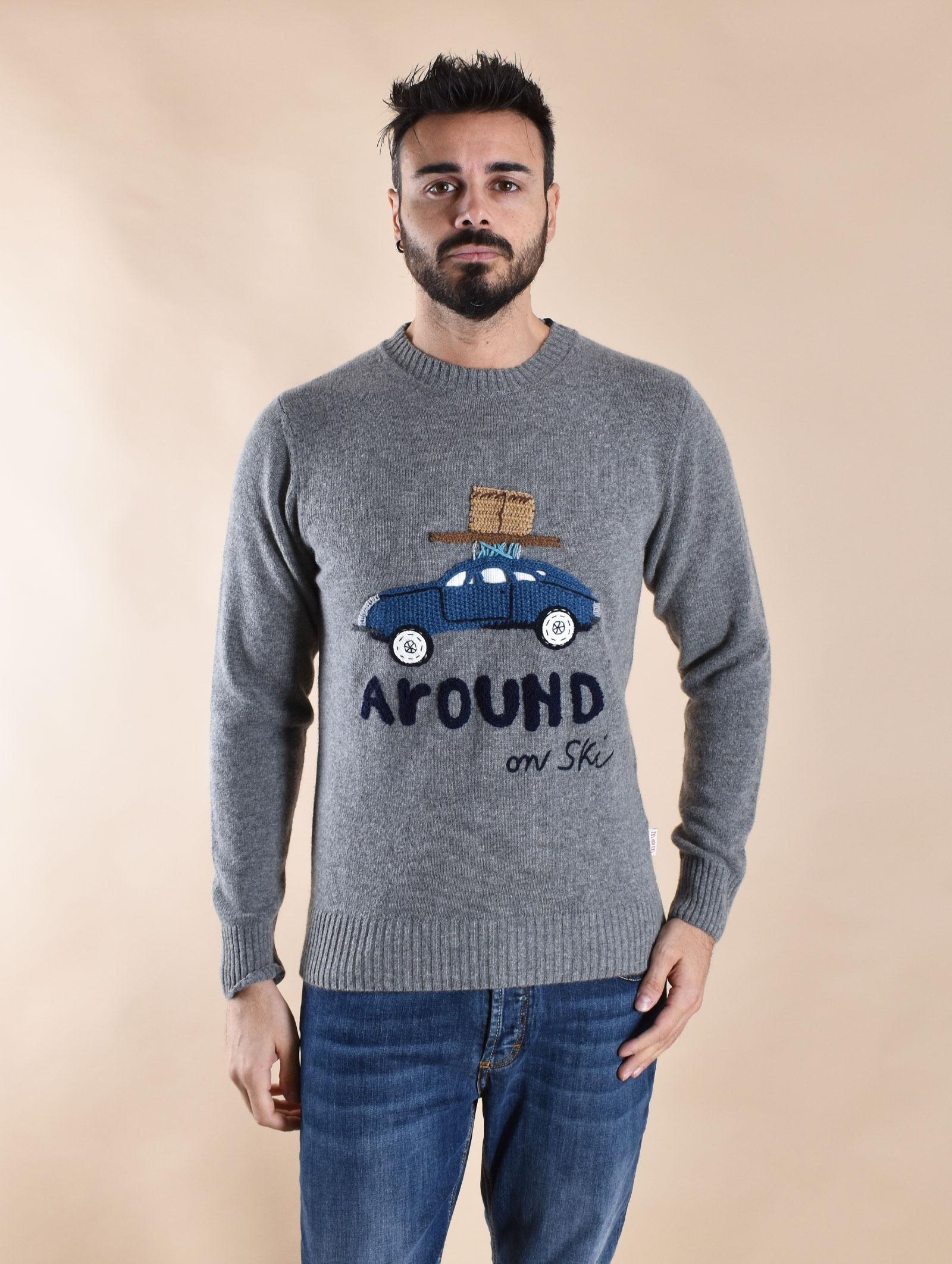 BOB Maglia BoB Scott grigio ricami automobile SCOTT-R00530 GRIGIO BOB 