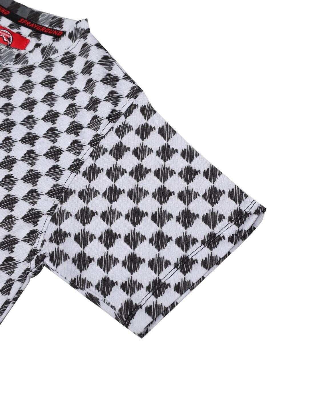 SPRAYGROUND CHECKERED SKETCH REGULAR T-SHIRT SPY1410 V.U SPRAYGROUND 