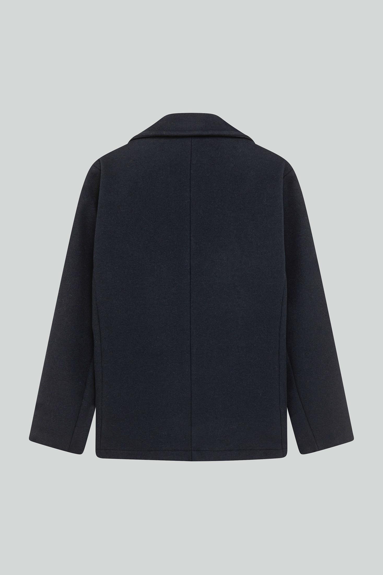 CABAN IN LANA MELTON ROY ROGER'S BLUE NAVY RRU90280T706XXXX C0048 ROY ROGER'S 