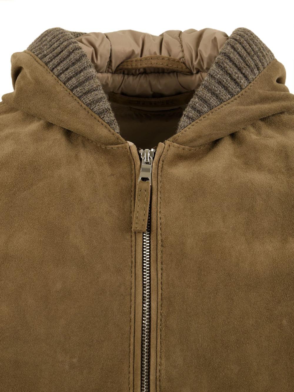 Giubbotto Jonathan Suede THE JACK LEATHERS Uomo - Palude JNTN 714 THE JACK LEATHERS 