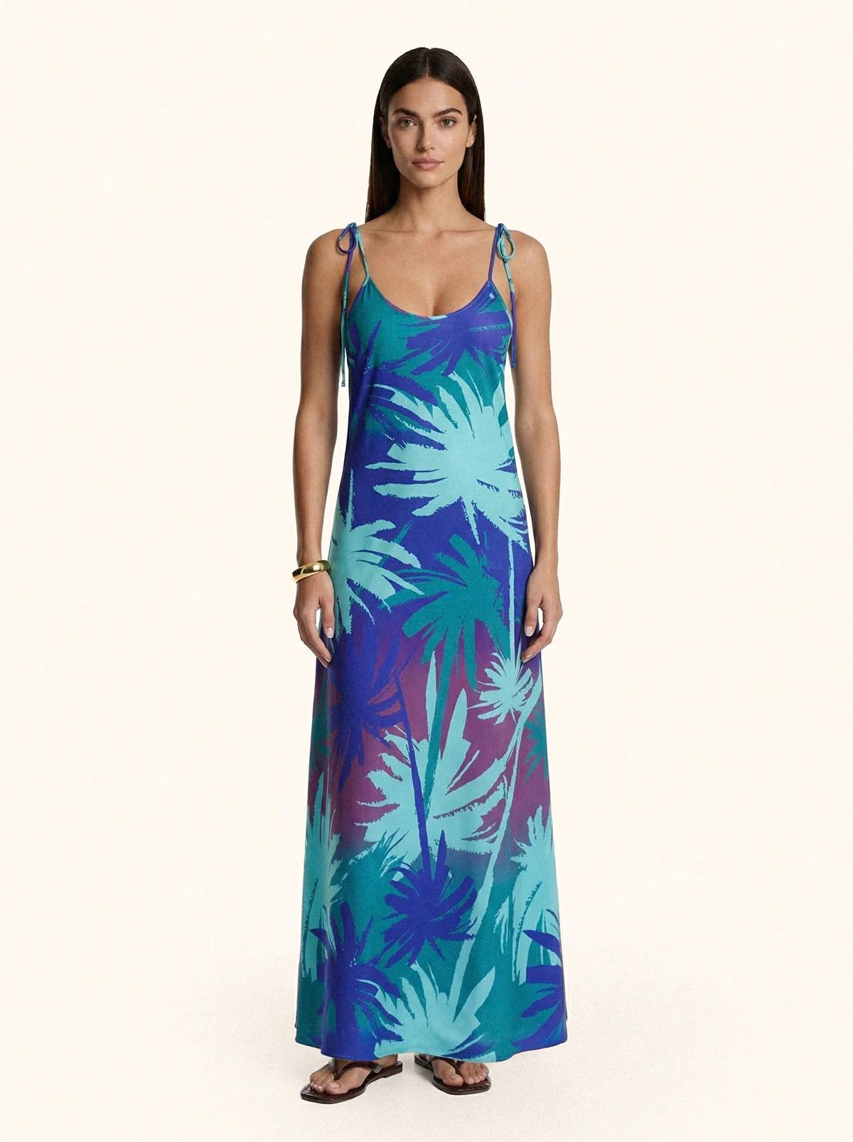 Vestito lungo Donna Me fui Fantasia SW1600-X45 MF26-SW1600 X45 ME FUI 