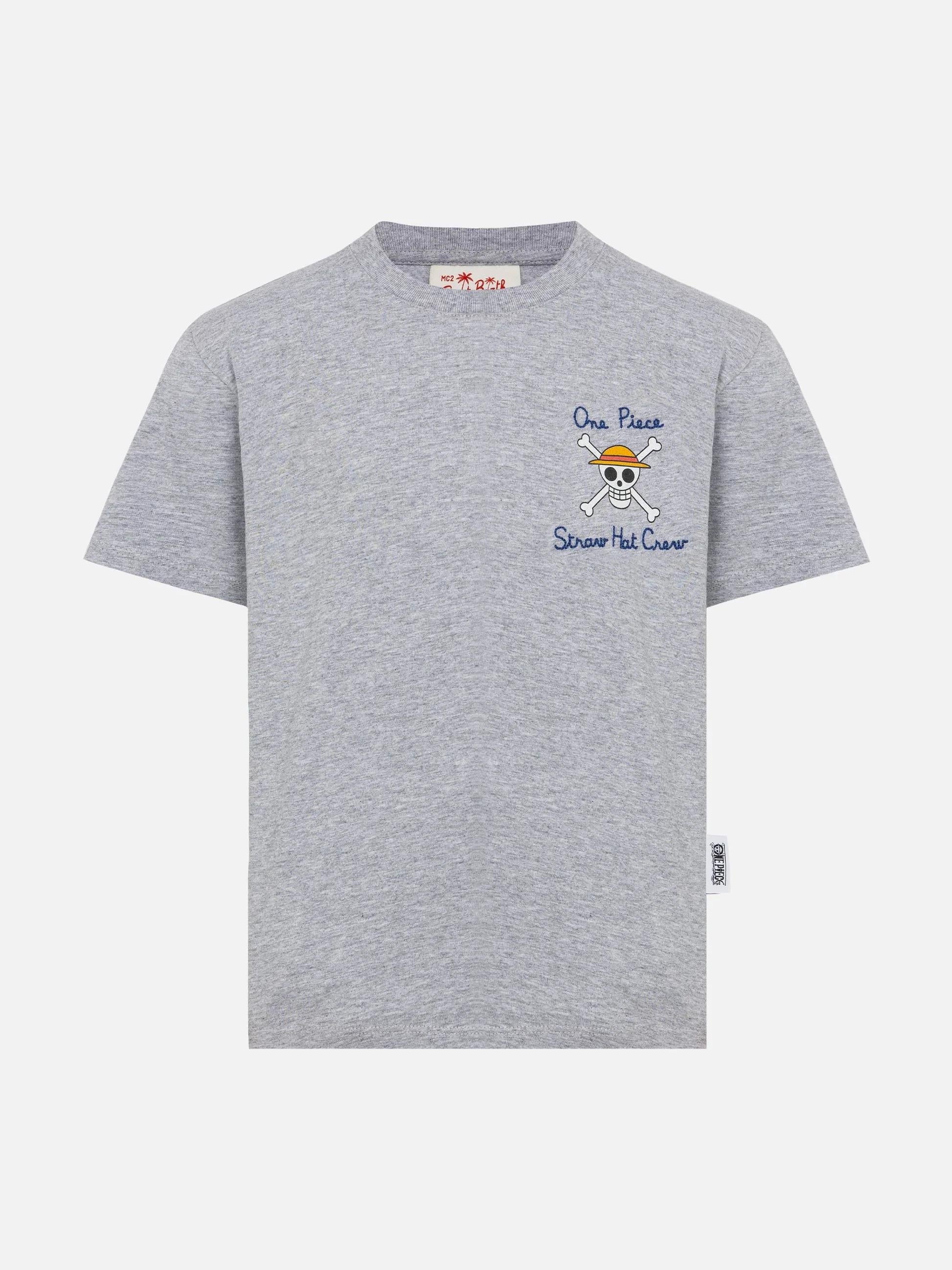 T-shirt Portland in cotone con ricamo e stampa One Piece | ONE PIECE SPECIAL EDITION PRL0001 03968L MC2 SAINT BARTH 