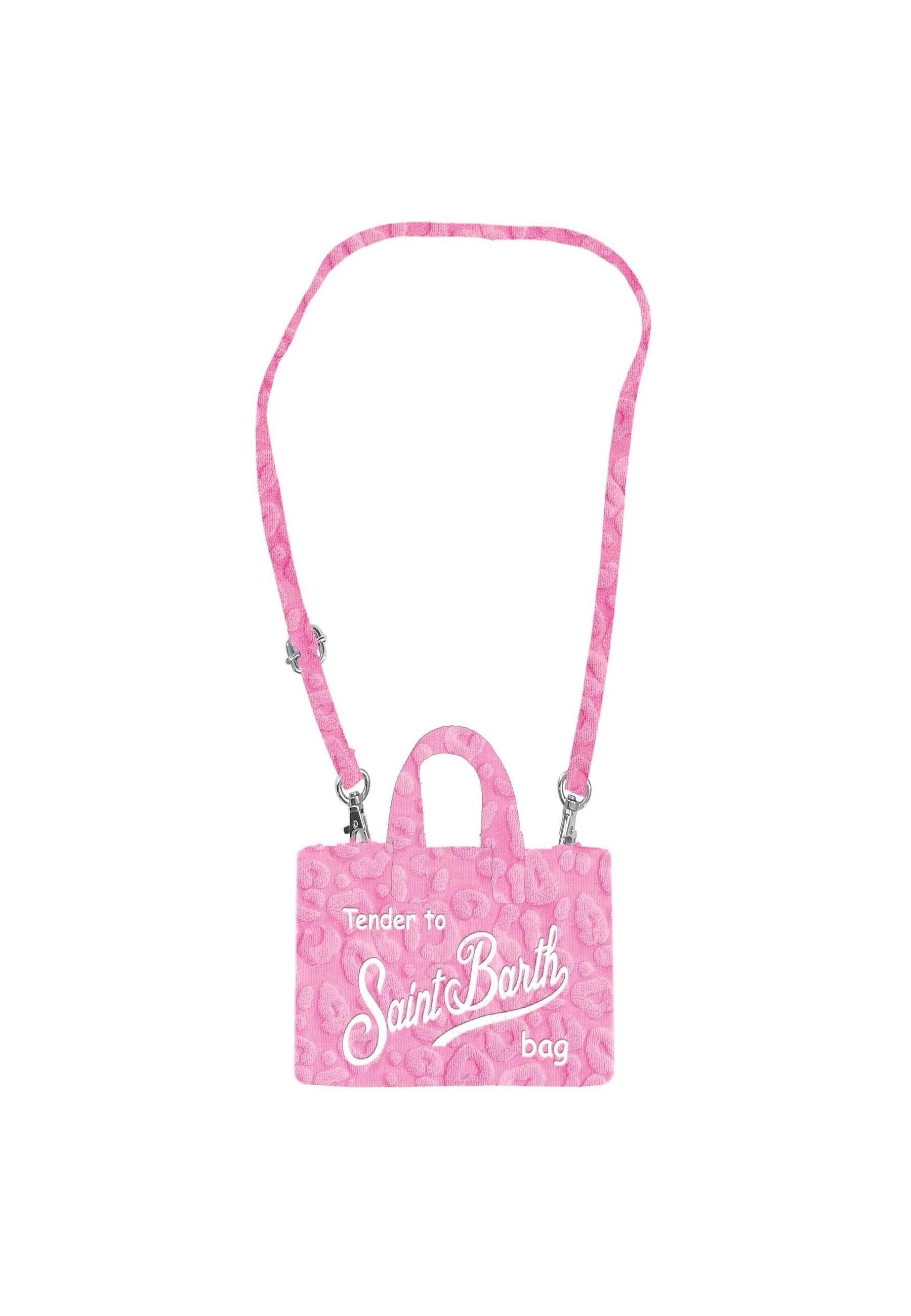 Mc2 saint barth Borsa Telefono Spugna in Rilievo Rosa PHONE014 00527L MC2 SAINT BARTH 