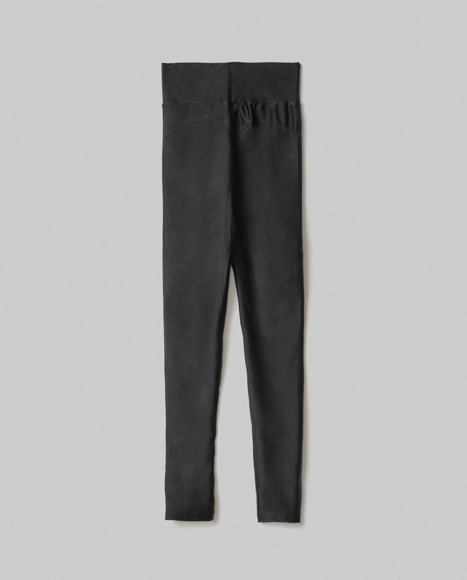 Leggings Vita Alta In Lycra Lucida Con Cucitura Bottom Up NERO HMABW02020-PTTS0001 NERO HINNOMINATE 
