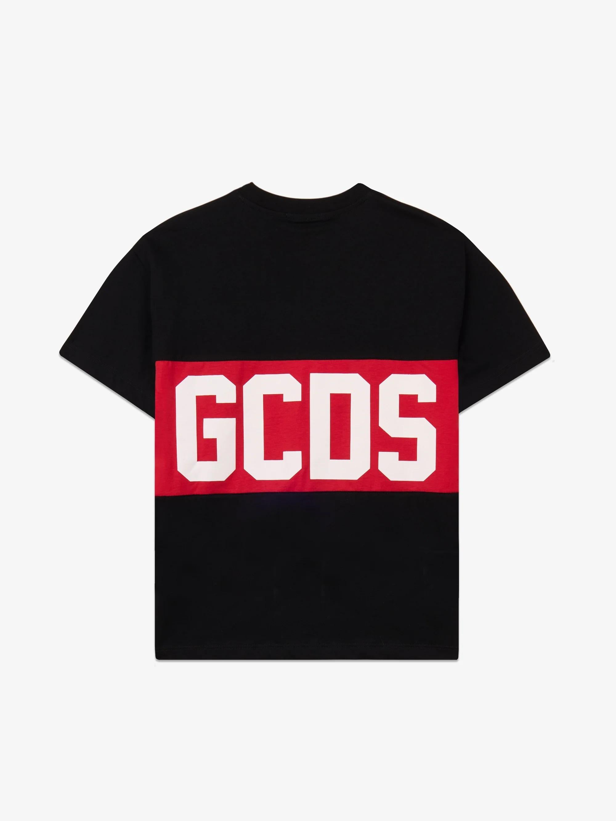 GCDS T-shirt Band Logo NERA Z0UJQC585J105* 999R GCDS 