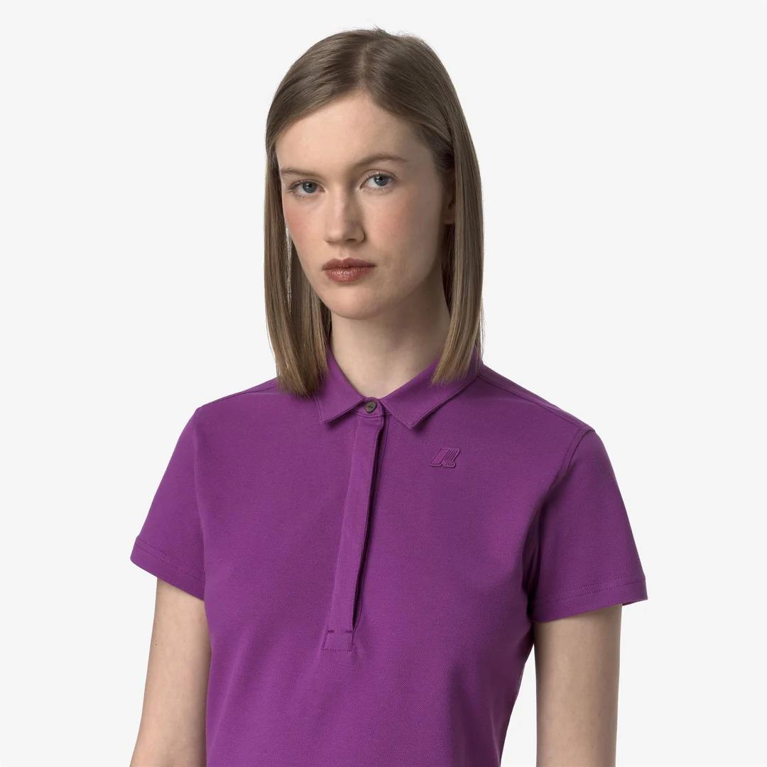AMEDEA PIQUE SLIM<BR/>VIOLET K1127GW 521 K-WAY 