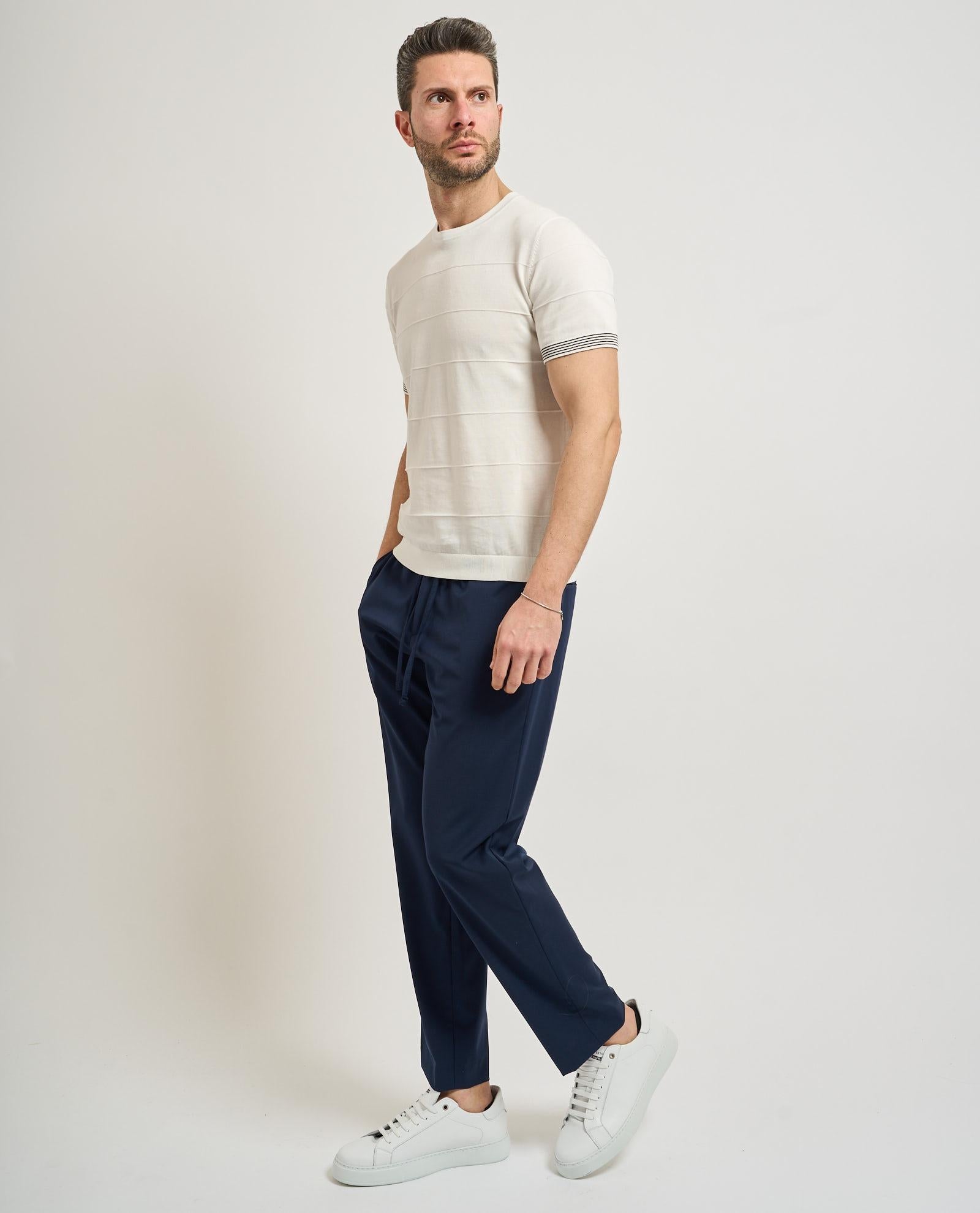 MICHAEL COAL<BR/>Pantaloni uomo in cotone Michael Coal Blu MCADA3687001 MCADA3687S26 001 MICHAEL COAL 