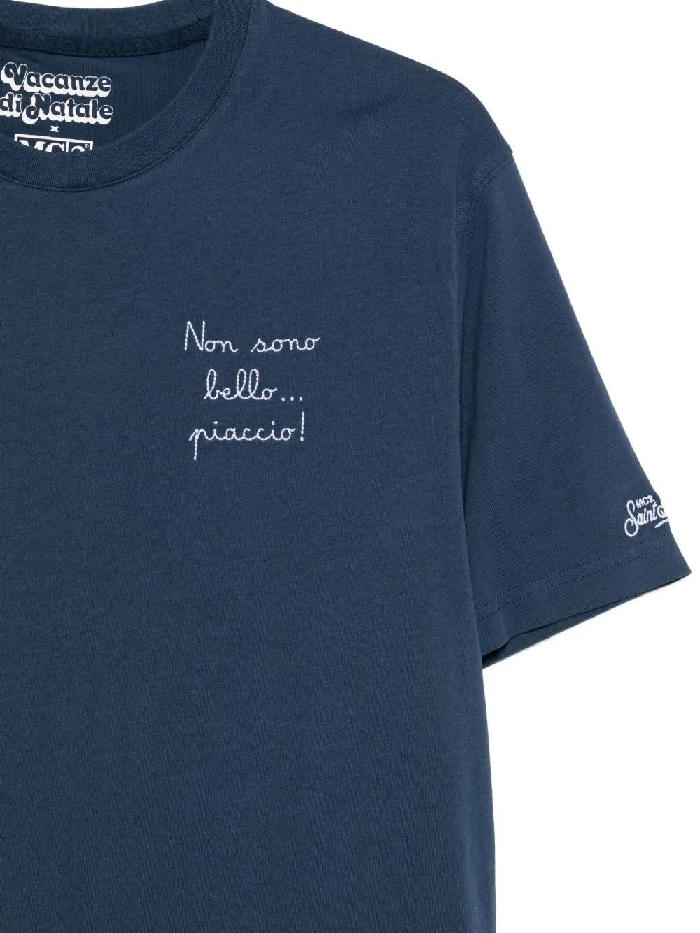T-shirt St. Barth arnott warm Vacanze bello 61 emb ARN0004 00686I MC2 SAINT BARTH 